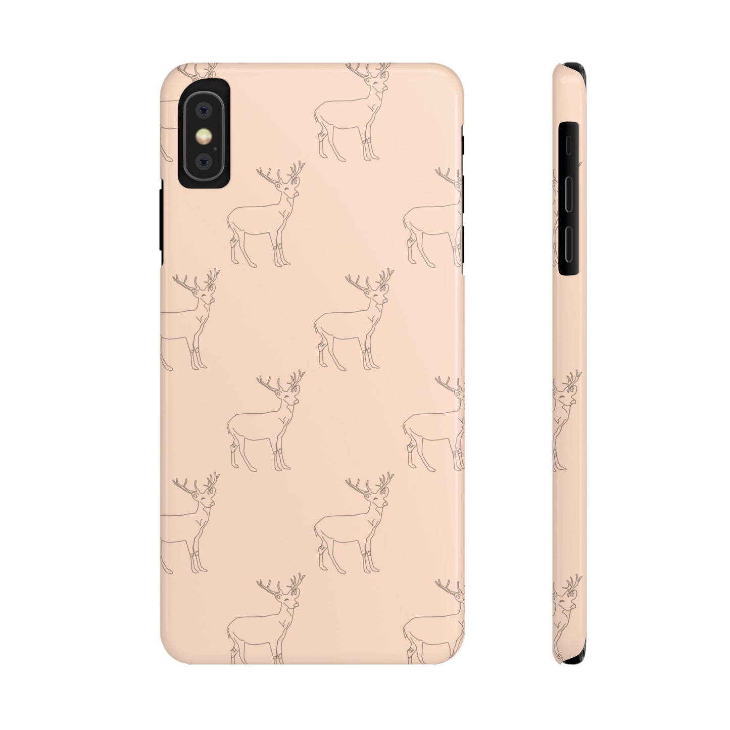 Deer Pattern #03-Slim iPhone Cases - MahaCase