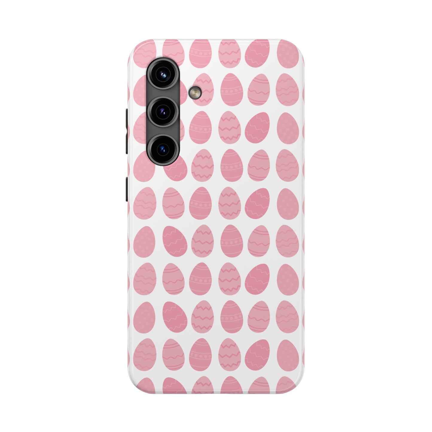 Pink Easter Egg Tough Phone Cases - Durable Protection for Spring Celebrations iPhone Samsung Galaxy - MahaCase