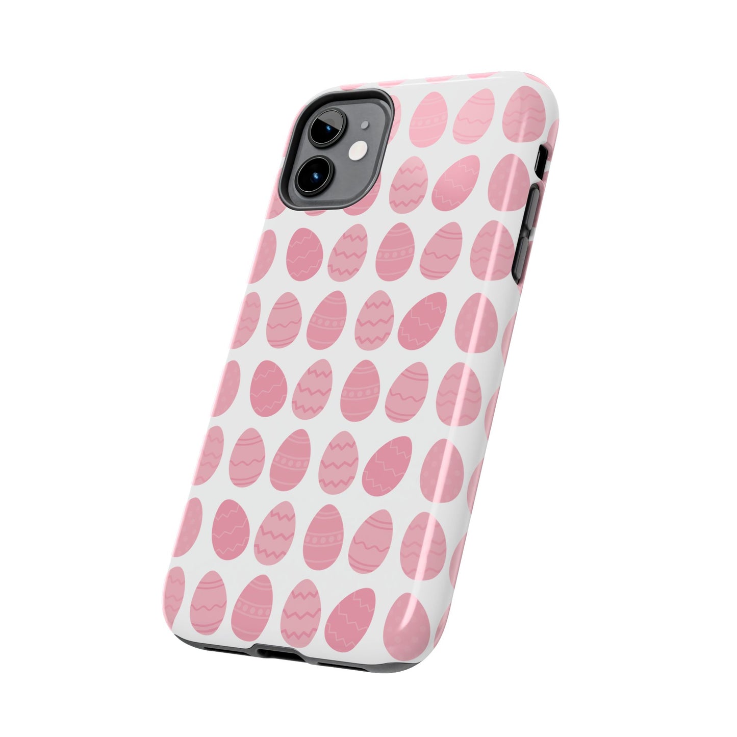 Pink Easter Egg Tough Phone Cases - Durable Protection for Spring Celebrations iPhone Samsung Galaxy - MahaCase