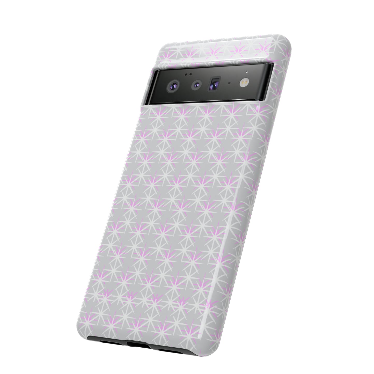 Grey Skies, Pink Stars-Tough Cases - MahaCase