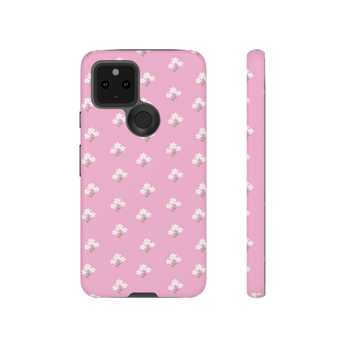 Floral Tough Phone Case - Pink Blossom Design - iPhone Samsung Galaxy Google Pixel - MahaCase