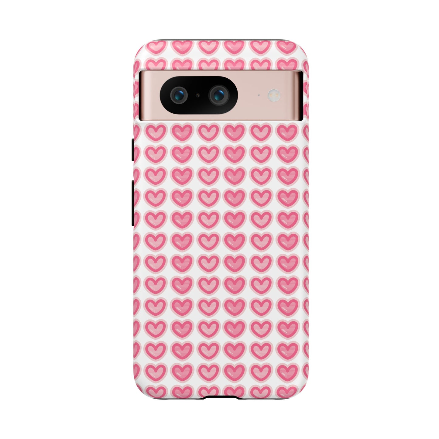 Hearts Pattern - Tough Cases iPhone Samsung Google Pixel - MahaCase