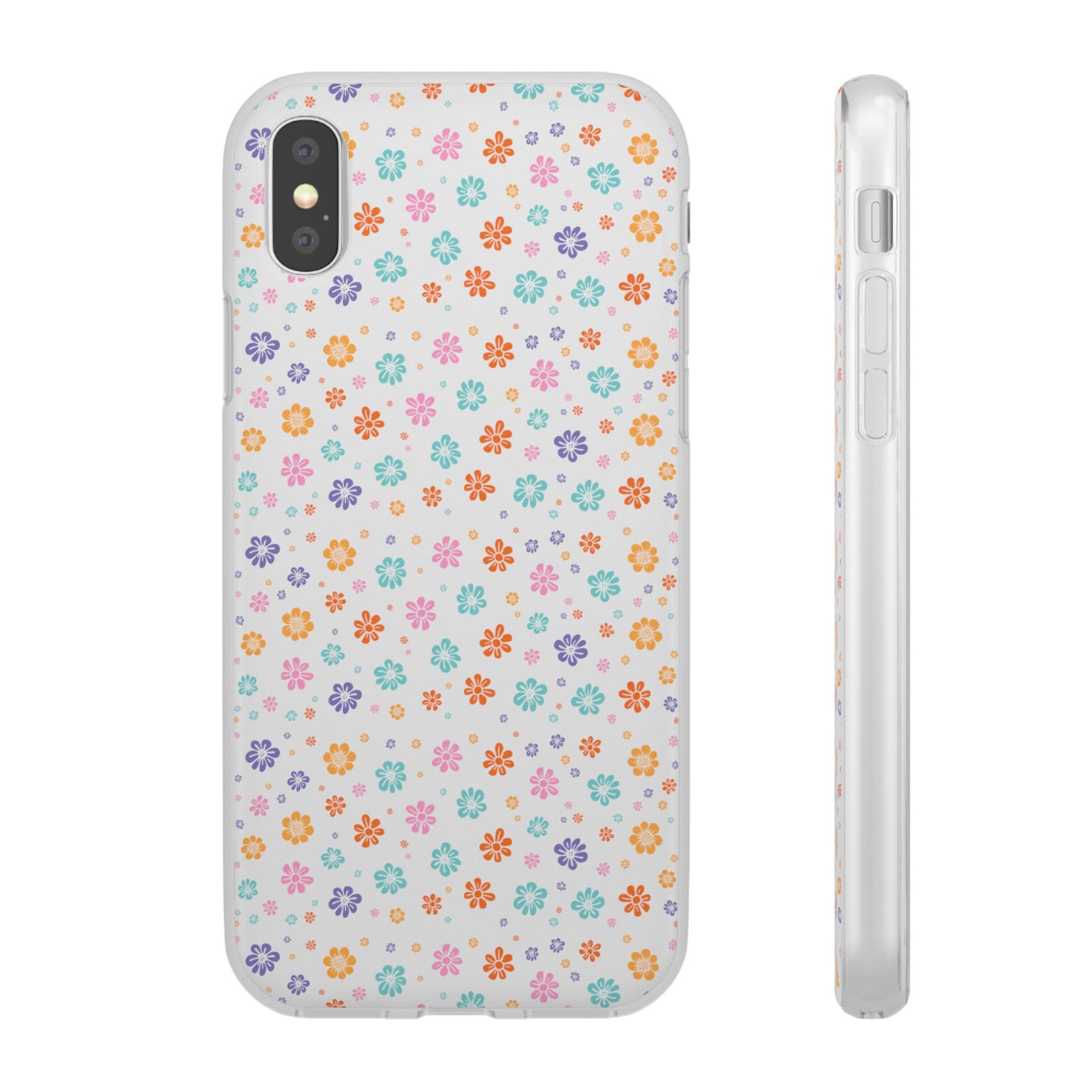 Colorful Spring Floral Flexi Case - Stylish Phone Protection - iPhone Samsung with Gift Packaging - MahaCase
