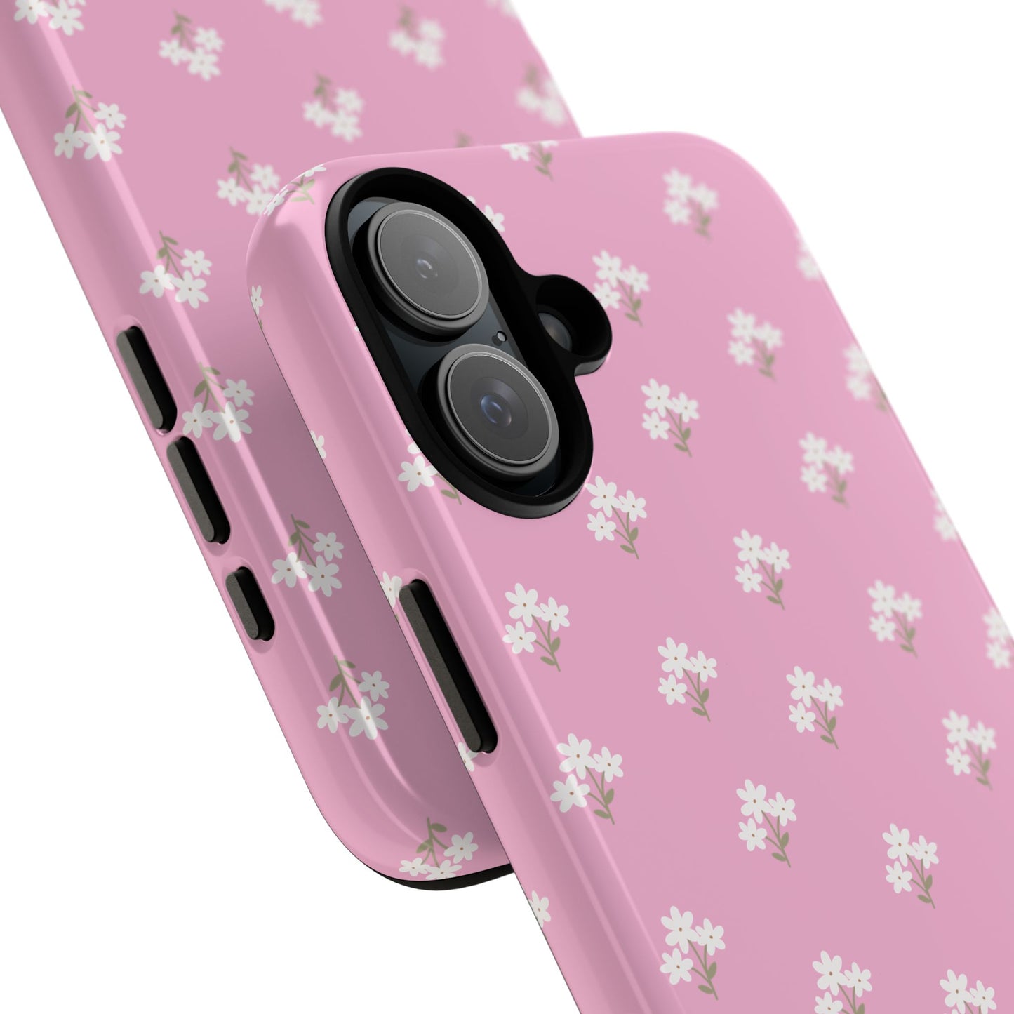 Floral Tough Phone Case - Pink Blossom Design - iPhone Samsung Galaxy Google Pixel - MahaCase