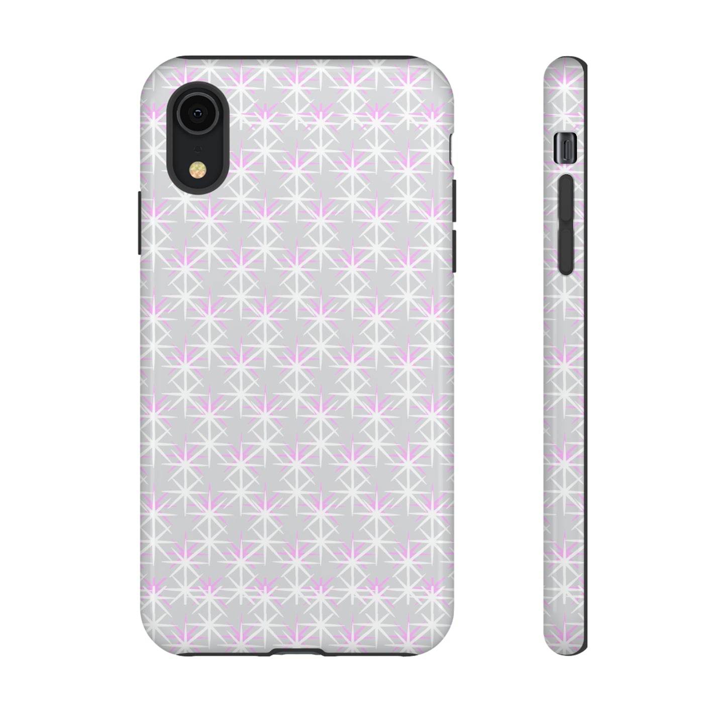 Grey Skies, Pink Stars-Tough Cases - MahaCase