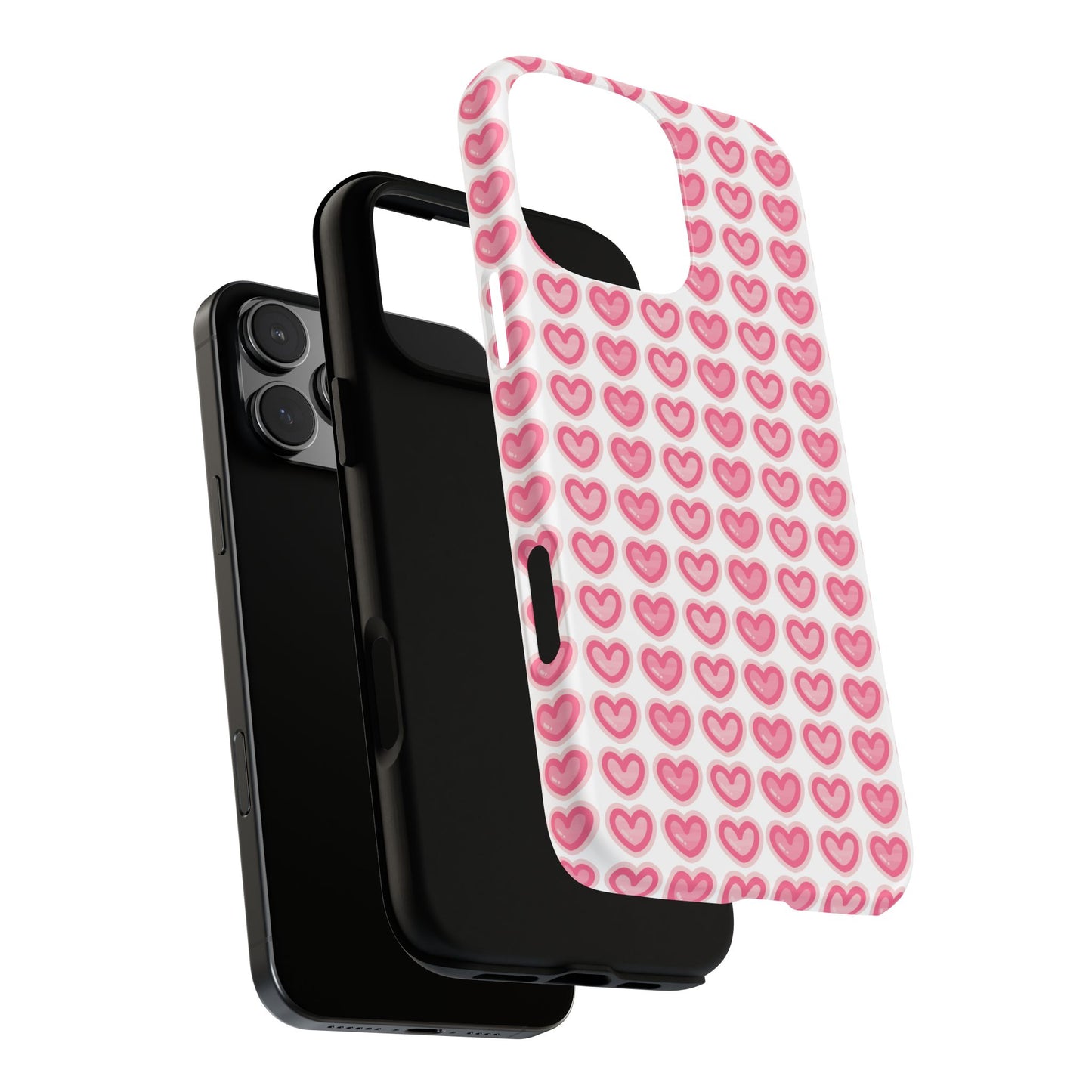 Hearts Pattern - Tough Cases iPhone Samsung Google Pixel - MahaCase