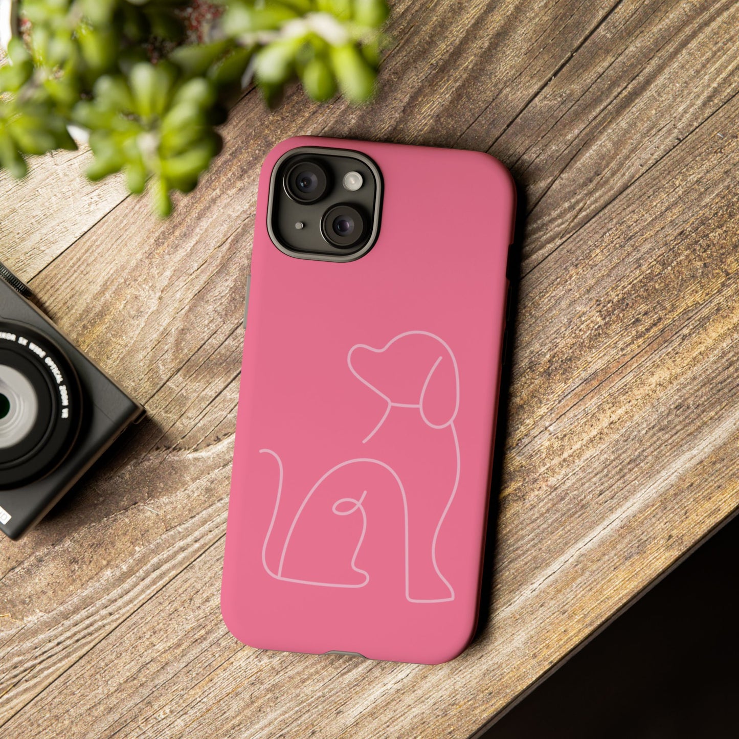 Pink Pup #10-Tough Cases iPhone Samsung Google Pixel - MahaCase