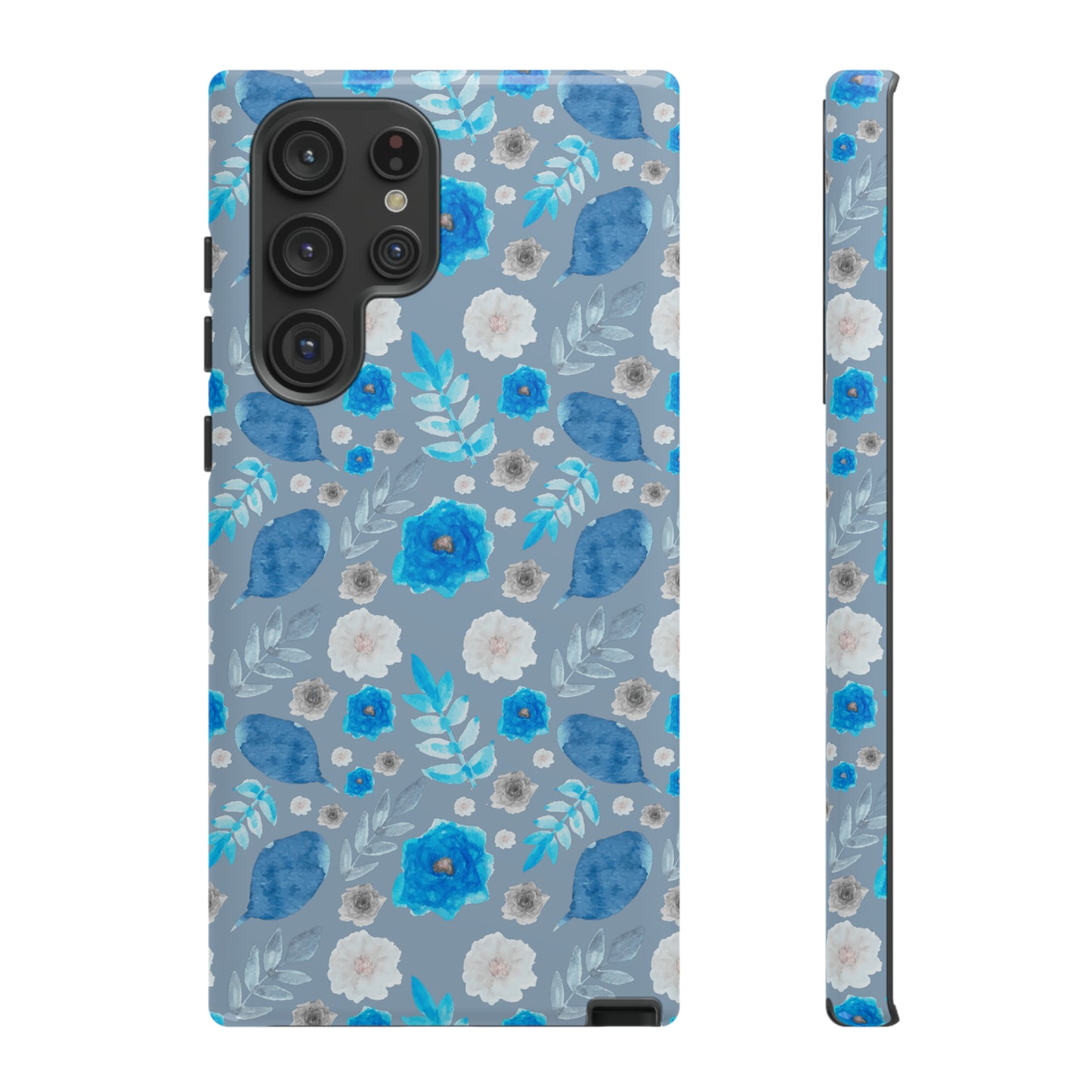 Blue Blooms-Tough Cases - MahaCase