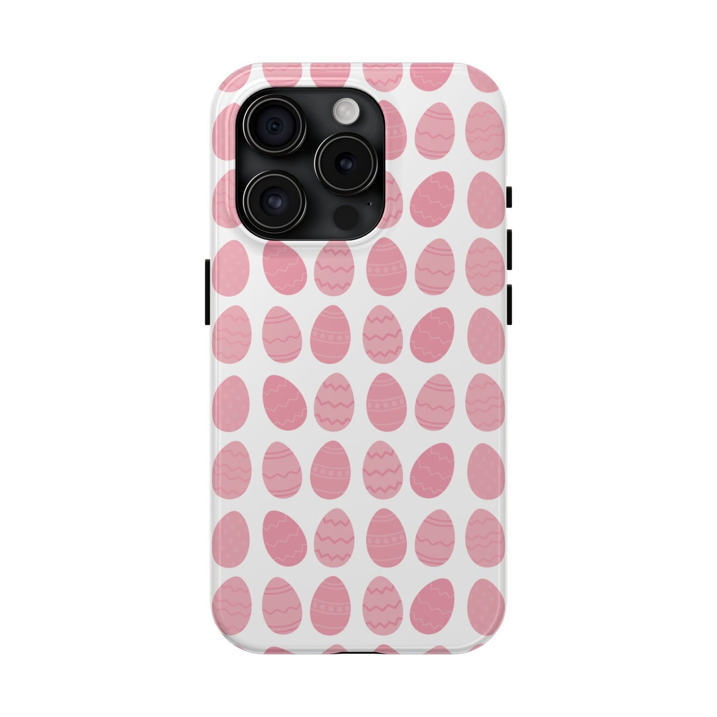 Pink Easter Egg Tough Phone Cases - Durable Protection for Spring Celebrations iPhone Samsung Galaxy - MahaCase
