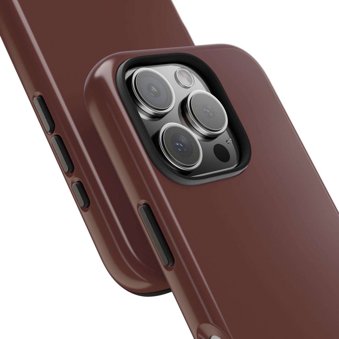 Phone Case - Garnet Color Fall 2025 Trending Color, Sturdy Phone Cases, Durable Cell Phone Covers, Trendy Gadget Protection, Unique Phone Accessories- iPhone, Samsung