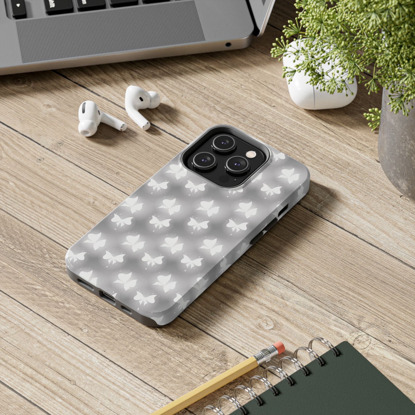 Nature 2 - Inspired Tough Phone Case with Butterfly Design iPhone Samsung Galaxy - MahaCase