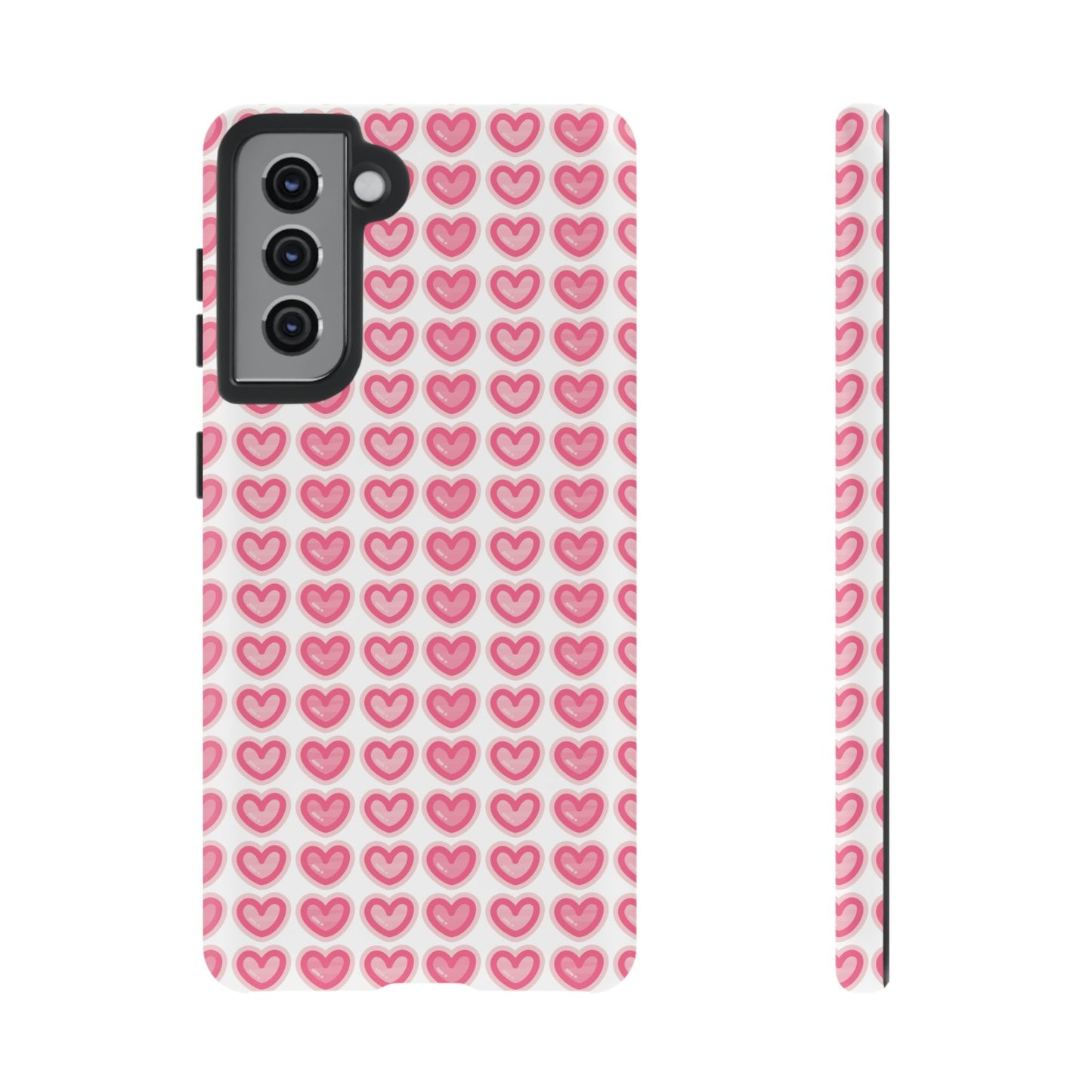 Hearts Pattern - Tough Cases iPhone Samsung Google Pixel - MahaCase