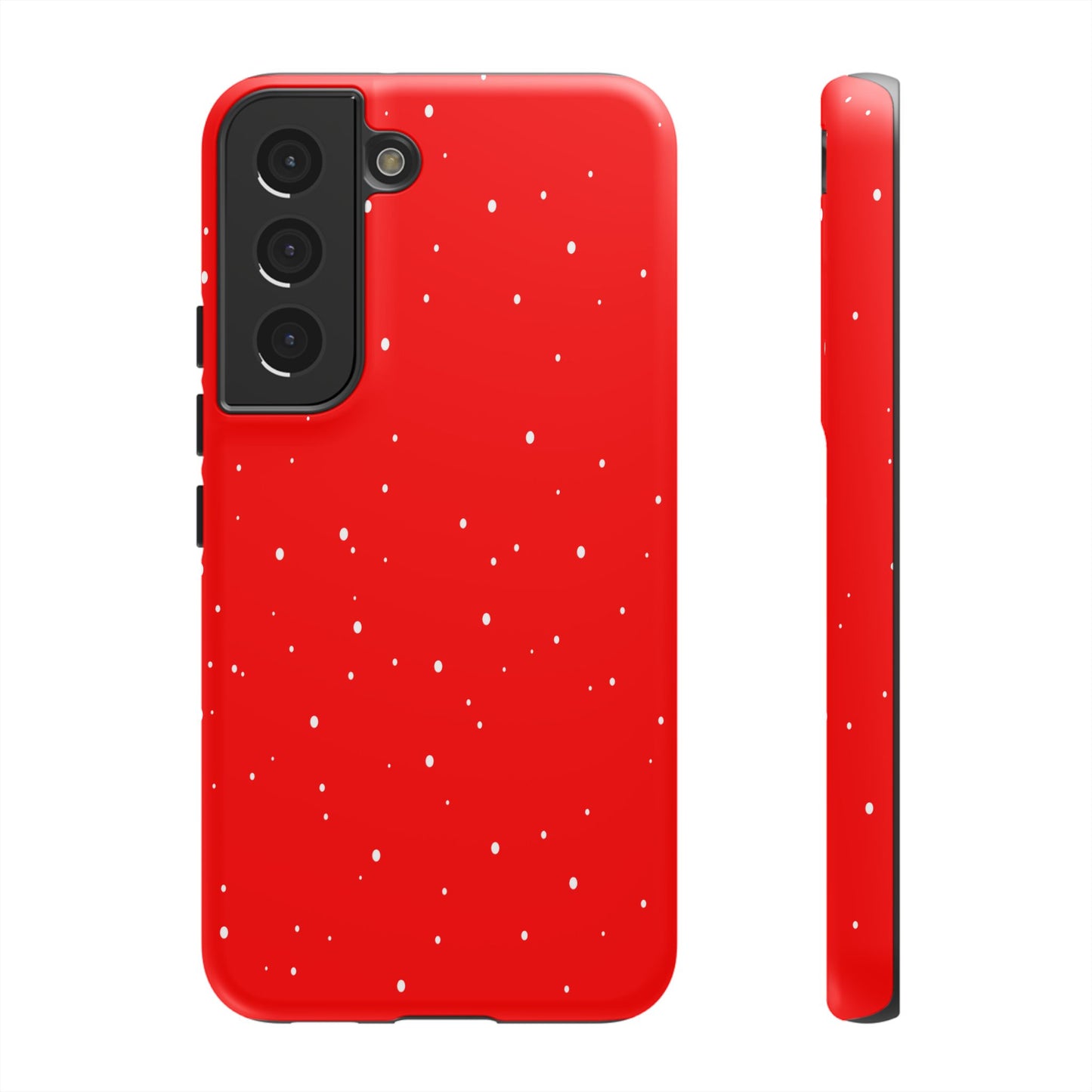 Snowy Red - Tough Cases iPhone Samsung Google Pixel - MahaCase