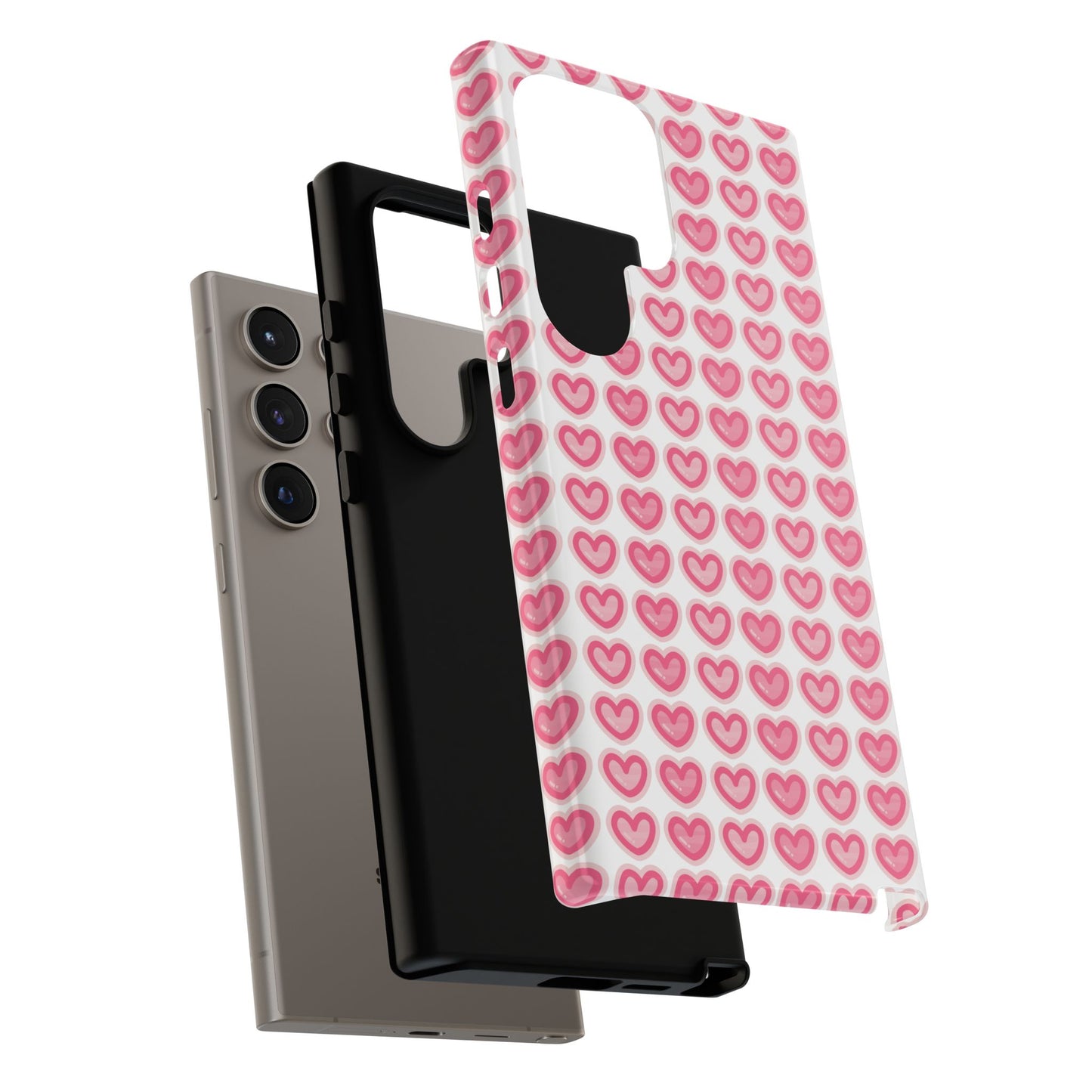 Hearts Pattern - Tough Cases iPhone Samsung Google Pixel - MahaCase