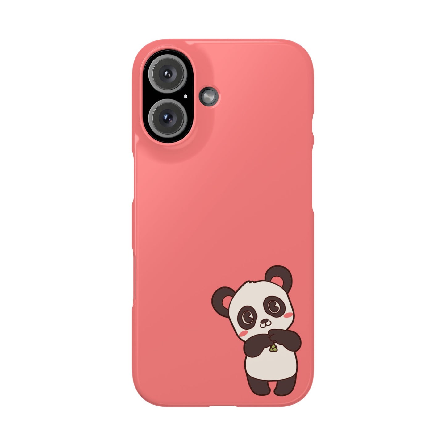 Cute Panda #36-Slim iPhone Cases - MahaCase