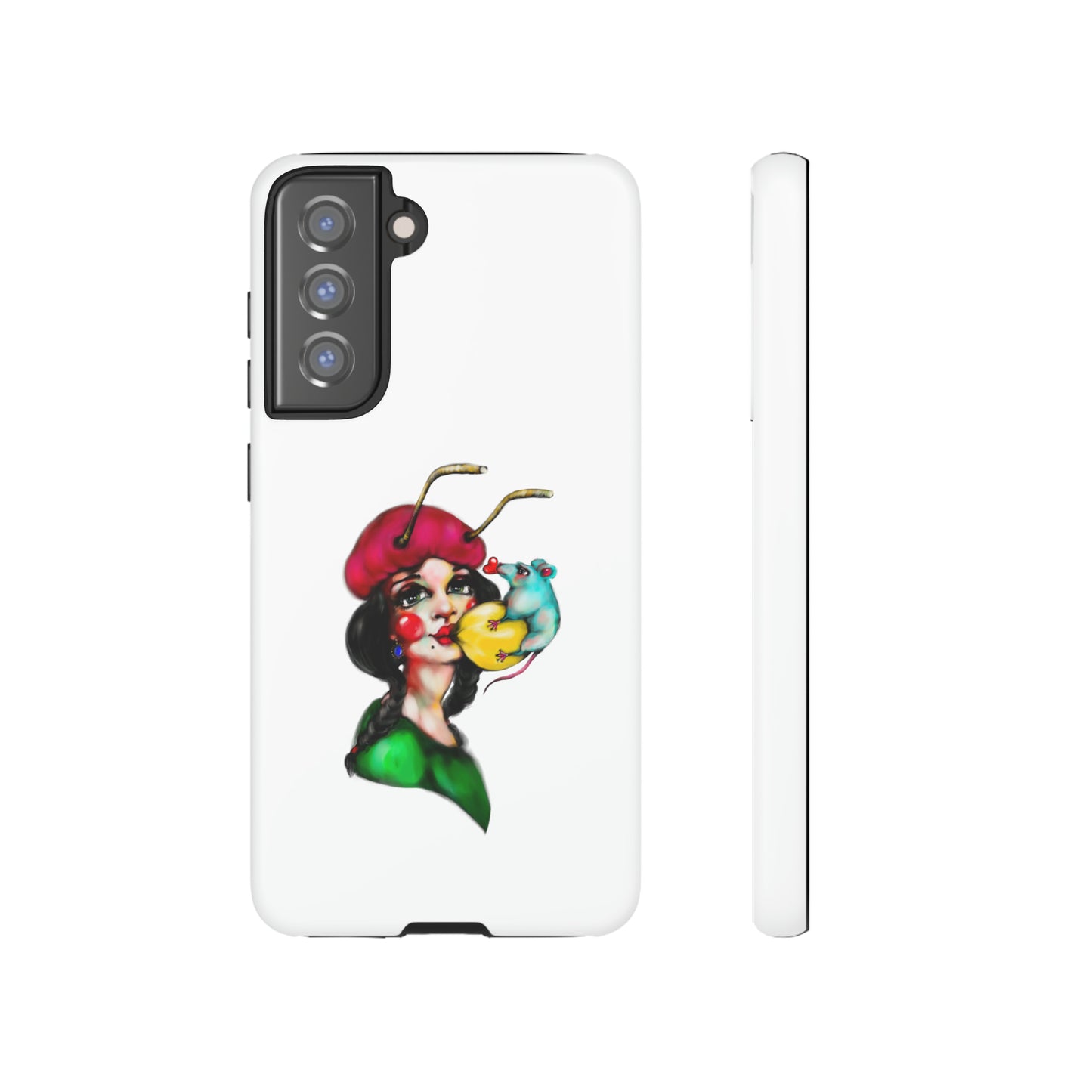 Design #211 White BKG-Tough Cases - MahaCase