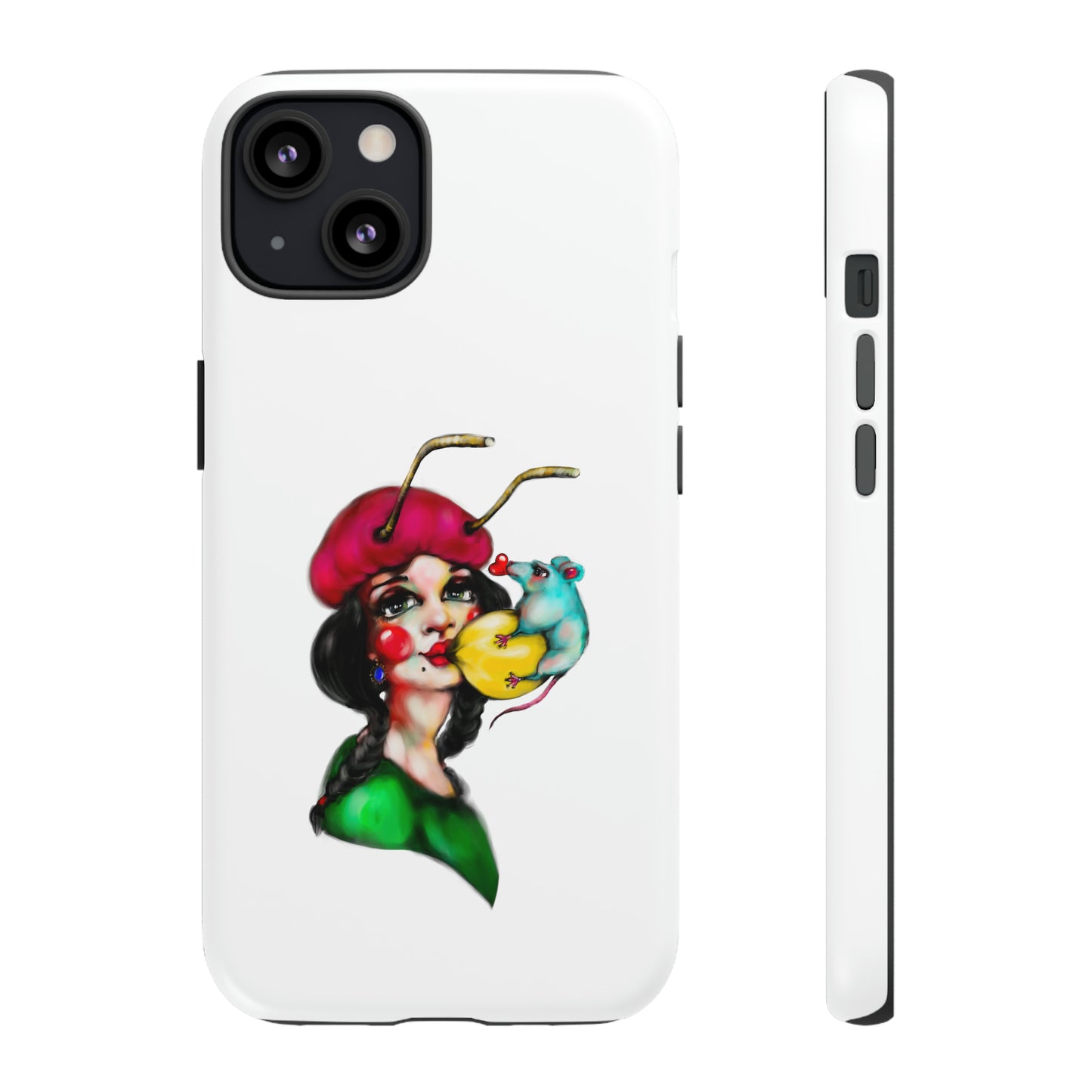 Design #211 White BKG-Tough Cases - MahaCase