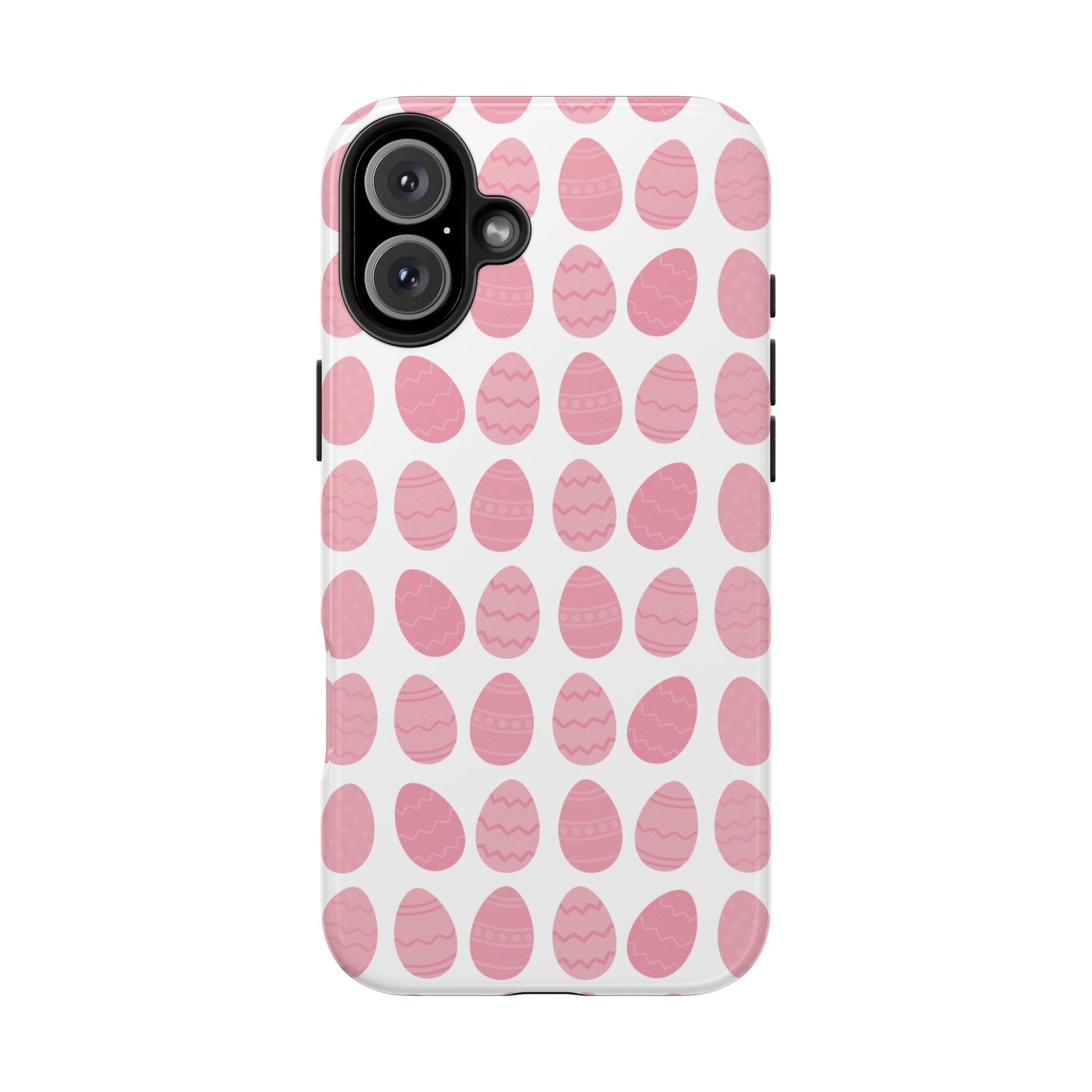 Pink Easter Egg Tough Phone Cases - Durable Protection for Spring Celebrations iPhone Samsung Galaxy - MahaCase