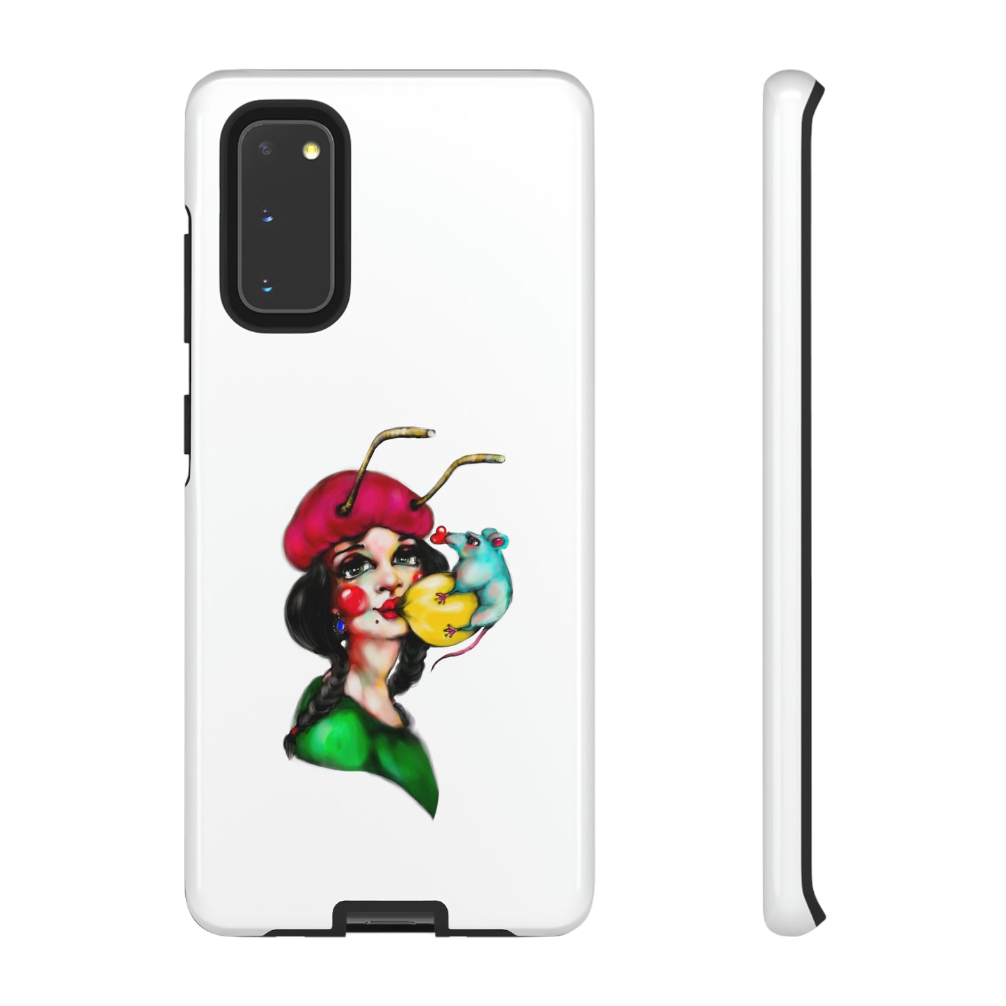 Design #211 White BKG-Tough Cases - MahaCase