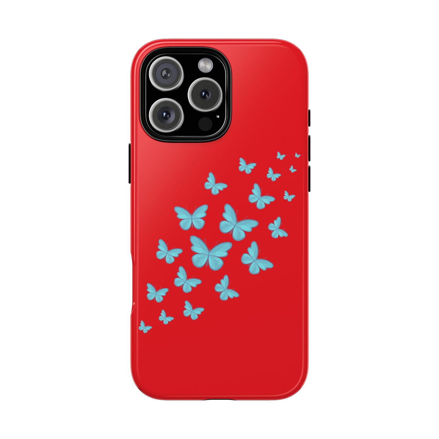 Butterflies in Red - Tough Cases iPhone Samsung Google Pixel - MahaCase