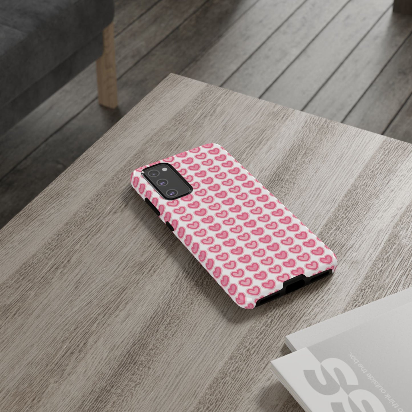 Hearts Pattern - Tough Cases iPhone Samsung Google Pixel - MahaCase
