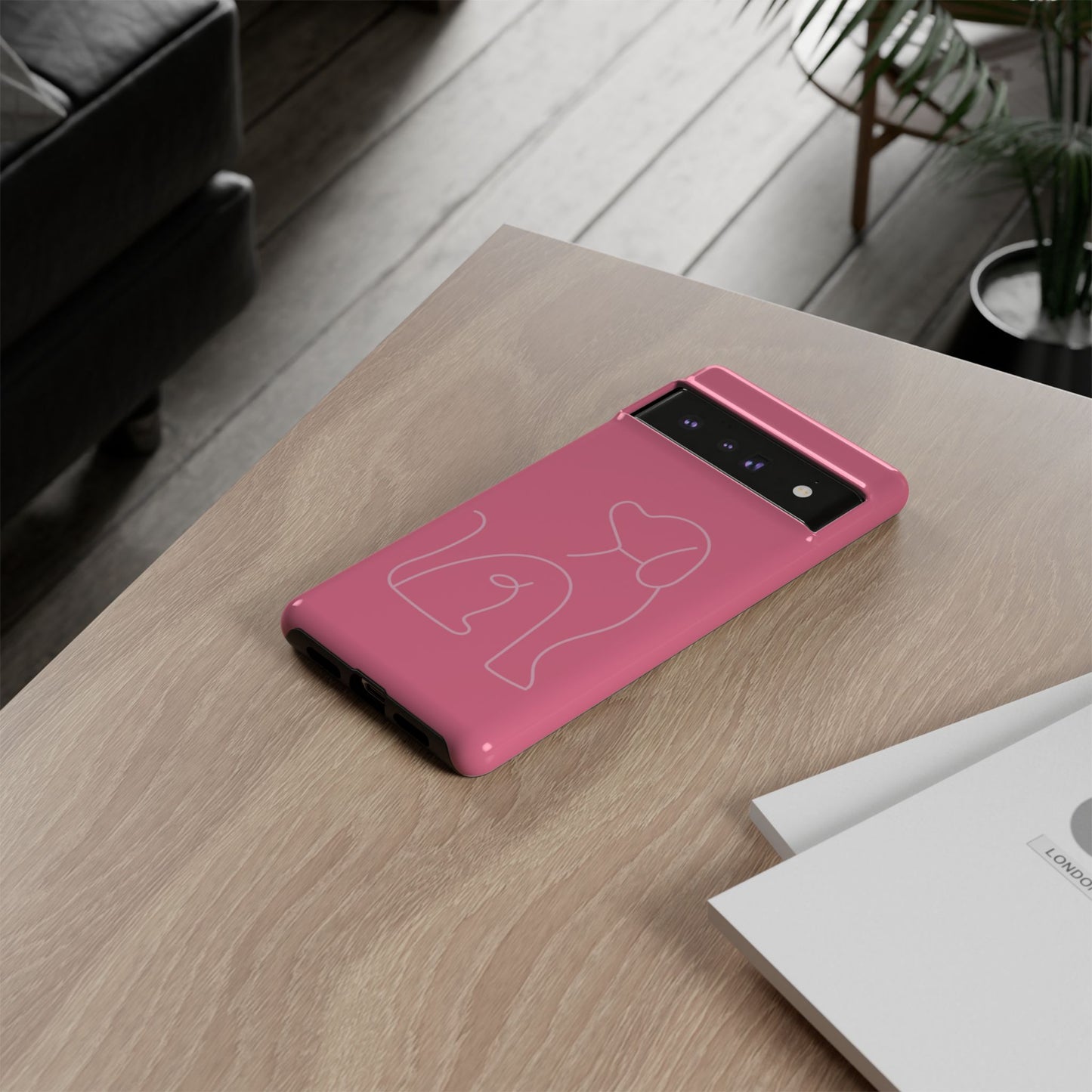 Pink Pup #10-Tough Cases iPhone Samsung Google Pixel - MahaCase
