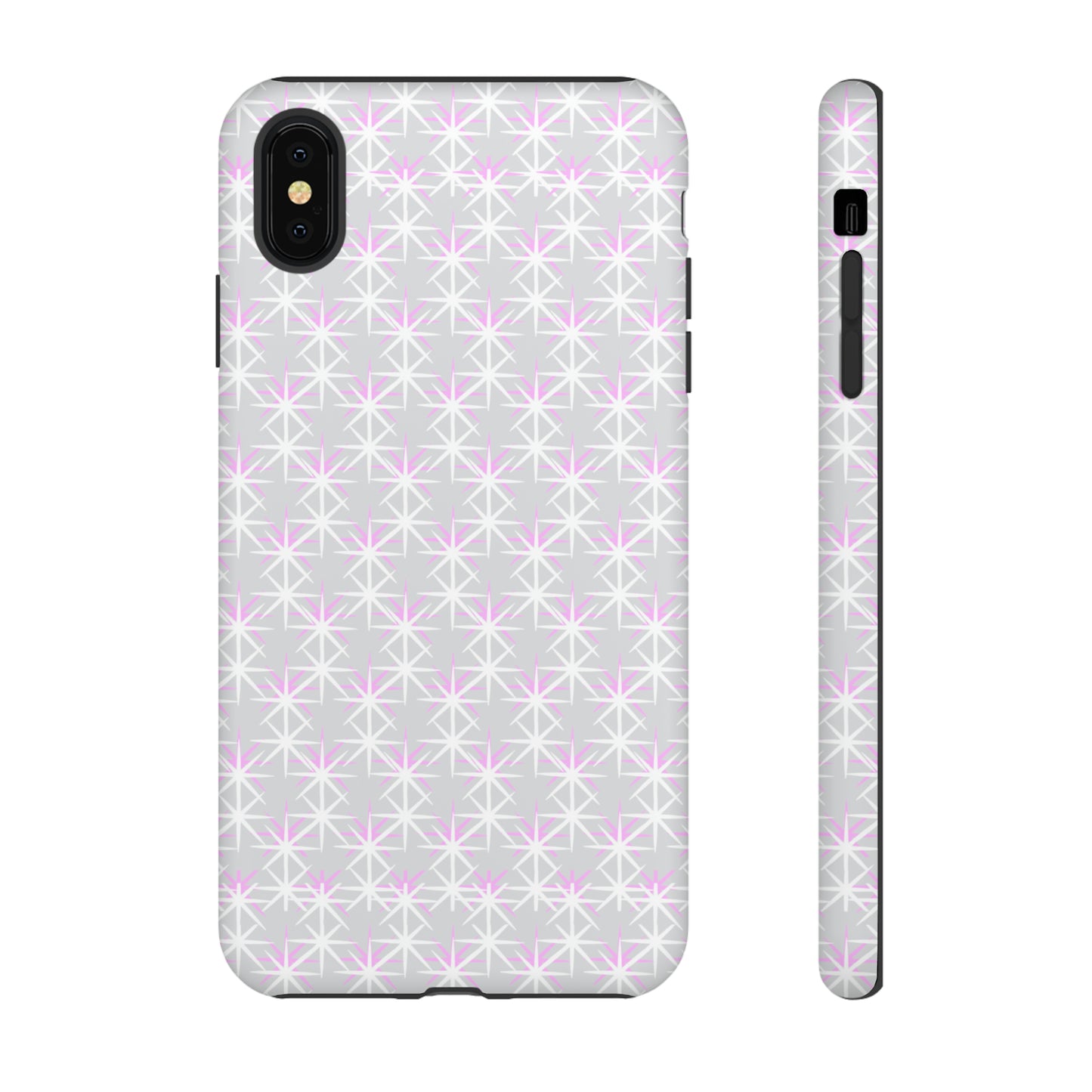Grey Skies, Pink Stars-Tough Cases - MahaCase
