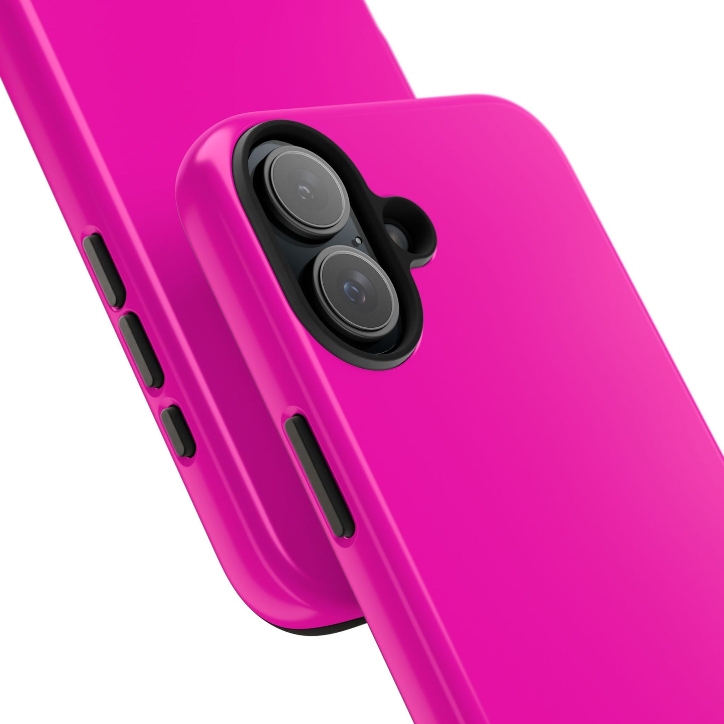 Simple Hot Pink-Tough Phone Cases - MahaCase