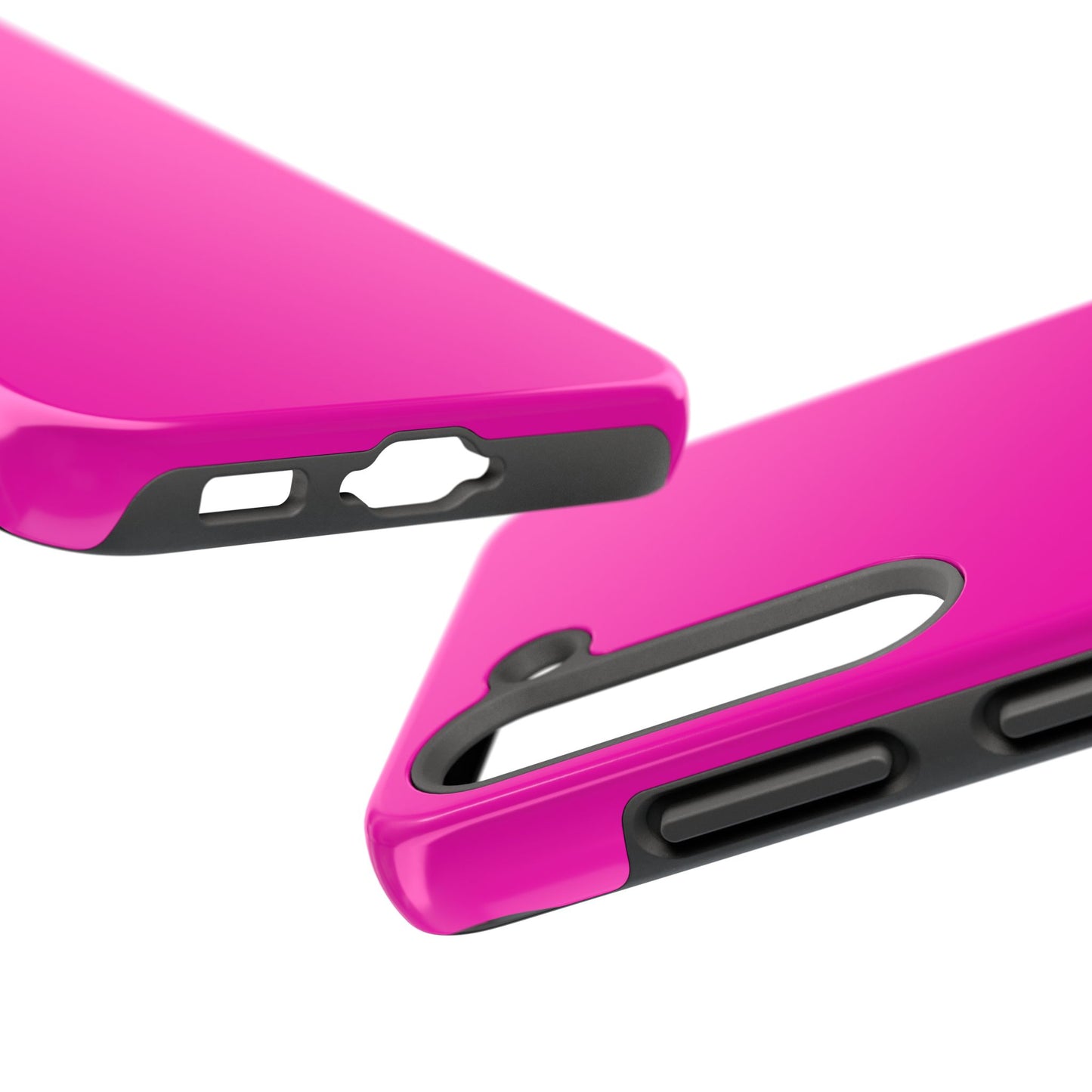 Simple Hot Pink-Tough Phone Cases - MahaCase