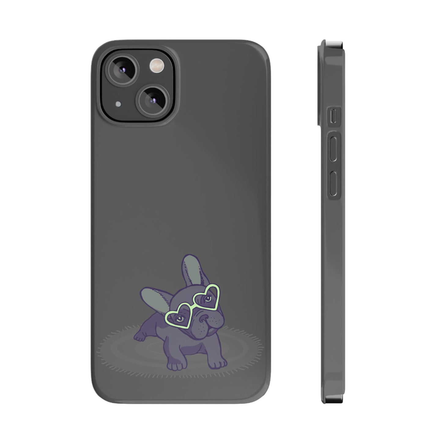 Bulldog Puppy Slim iPhone Cases - MahaCase