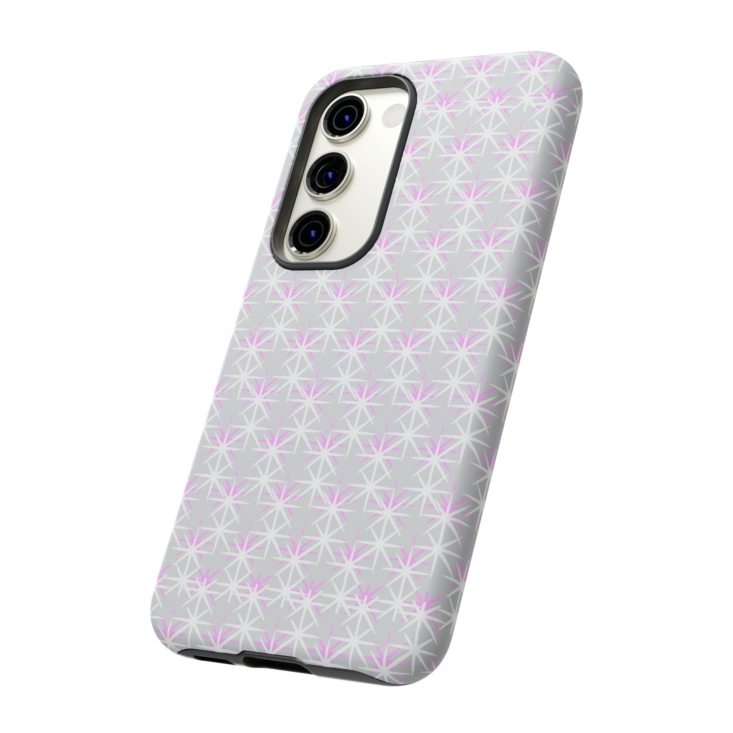 Grey Skies, Pink Stars-Tough Cases - MahaCase