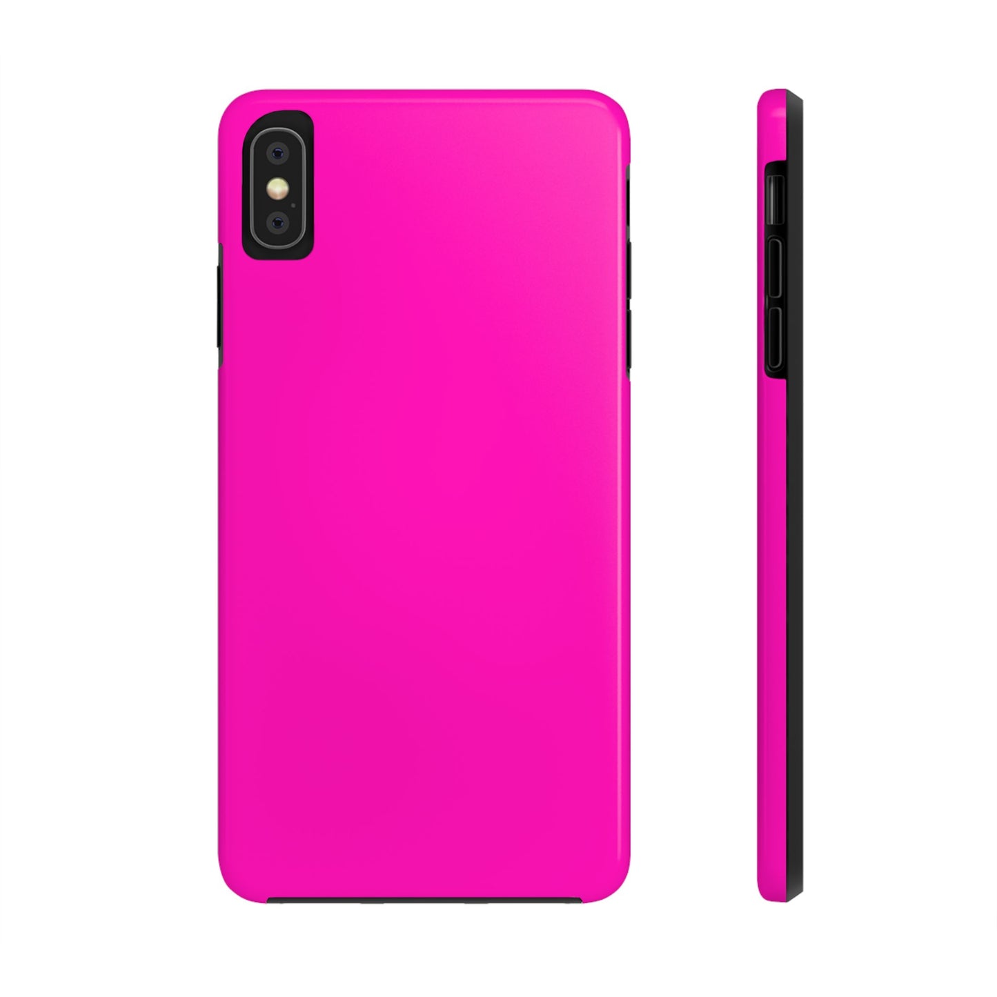 Simple Hot Pink-Tough Phone Cases - MahaCase