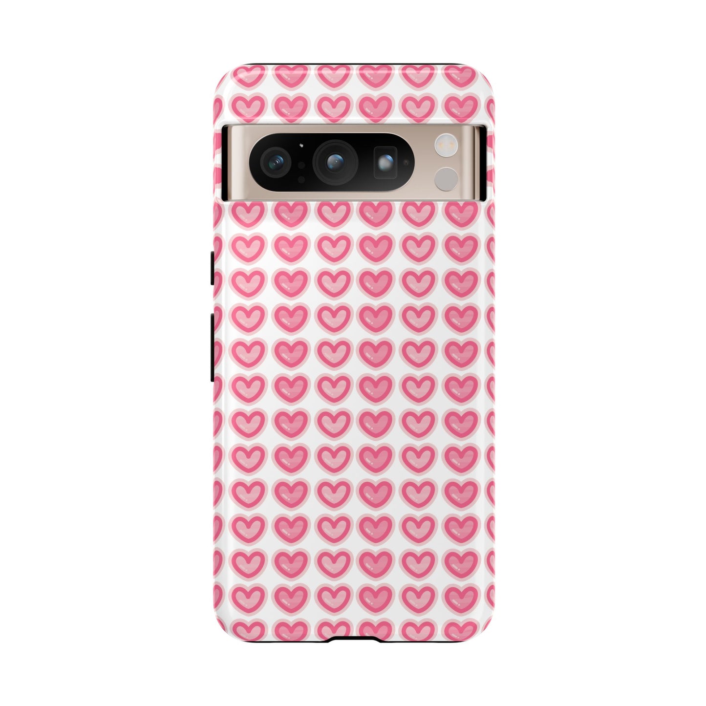 Hearts Pattern - Tough Cases iPhone Samsung Google Pixel - MahaCase