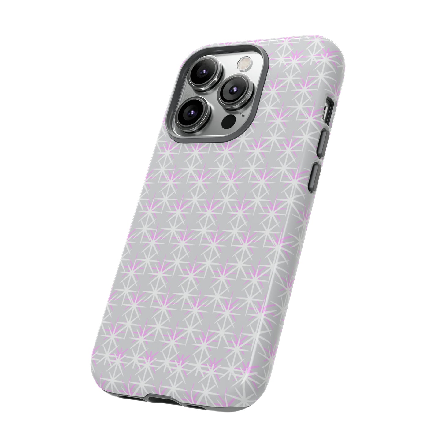 Grey Skies, Pink Stars-Tough Cases - MahaCase
