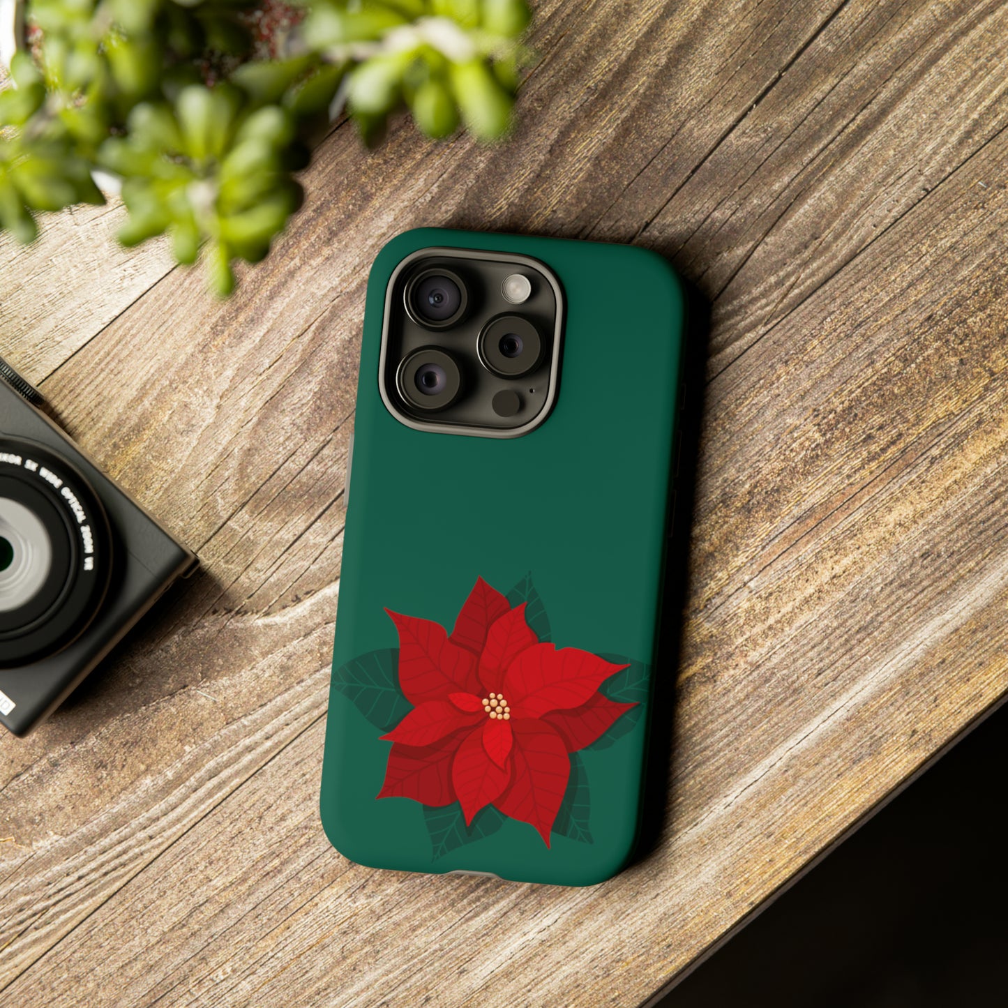 Poinsettia Charm #10-Tough Cases - MahaCase