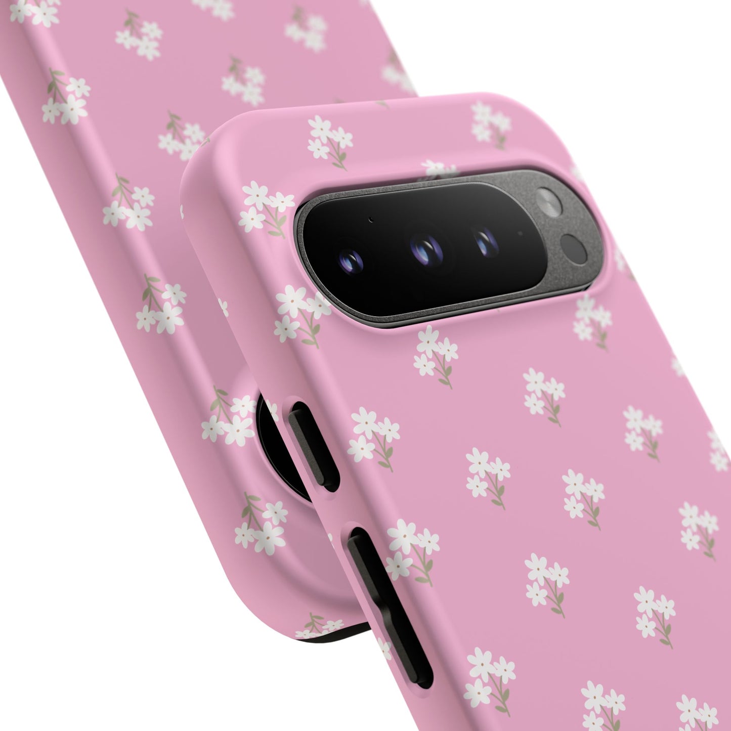 Floral Tough Phone Case - Pink Blossom Design - iPhone Samsung Galaxy Google Pixel - MahaCase