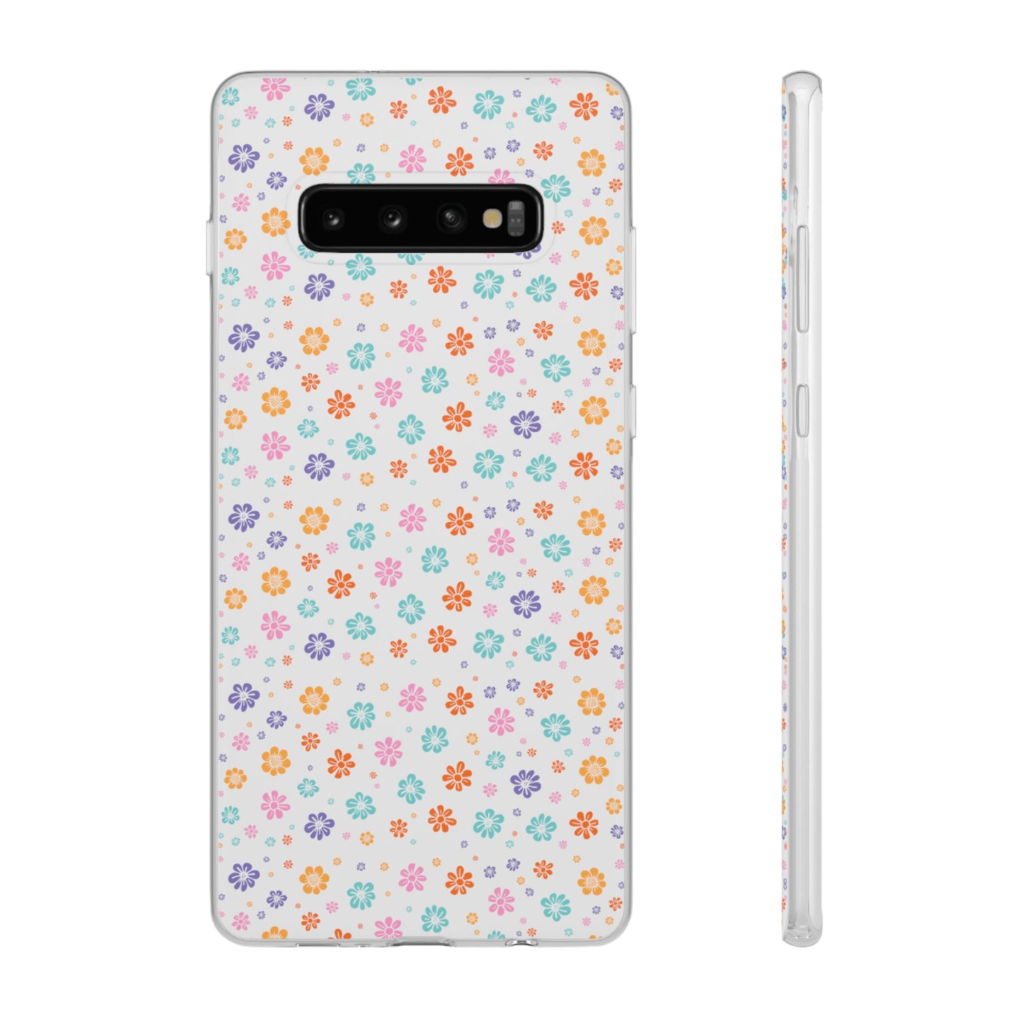 Colorful Spring Floral Flexi Case - Stylish Phone Protection - iPhone Samsung with Gift Packaging - MahaCase