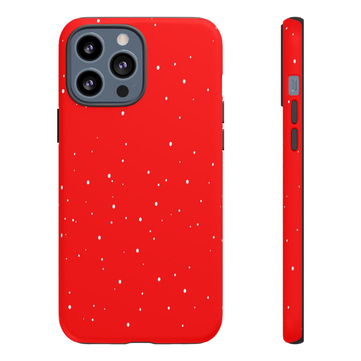 Snowy Red - Tough Cases iPhone Samsung Google Pixel - MahaCase