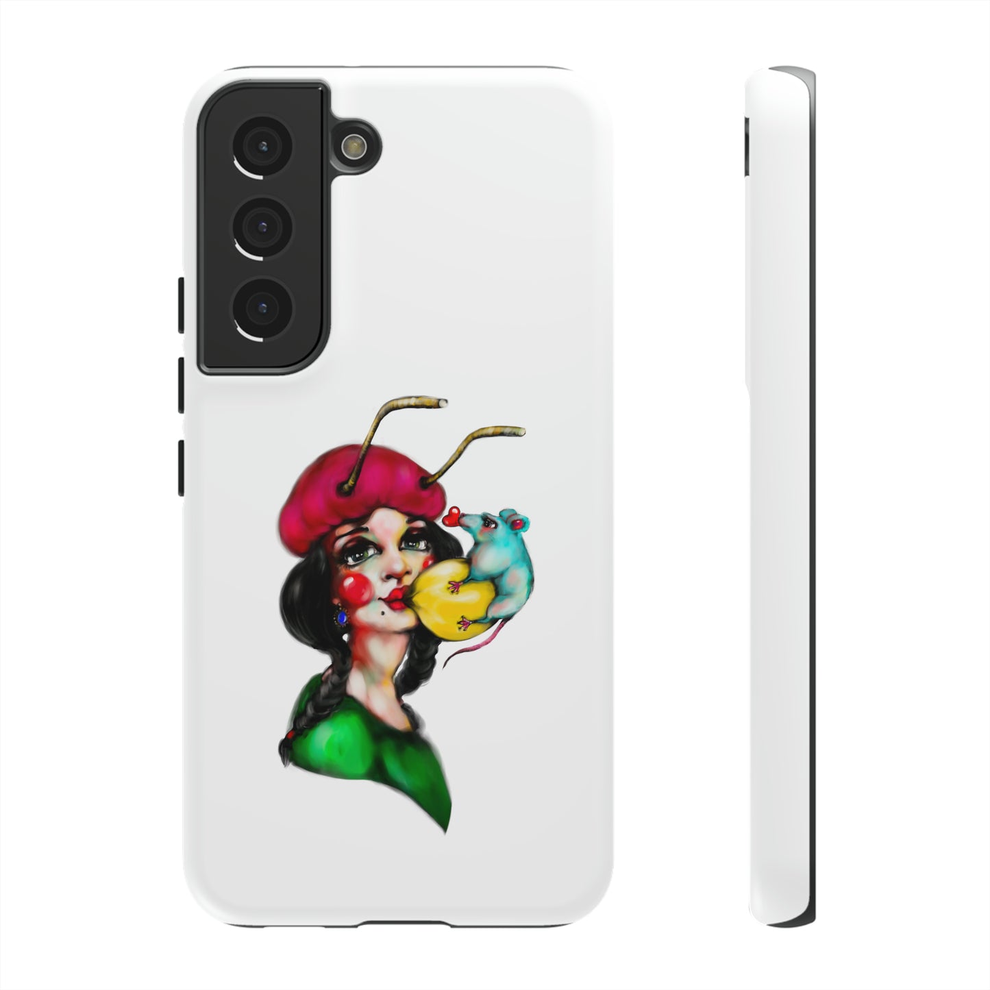 Design #211 White BKG-Tough Cases - MahaCase