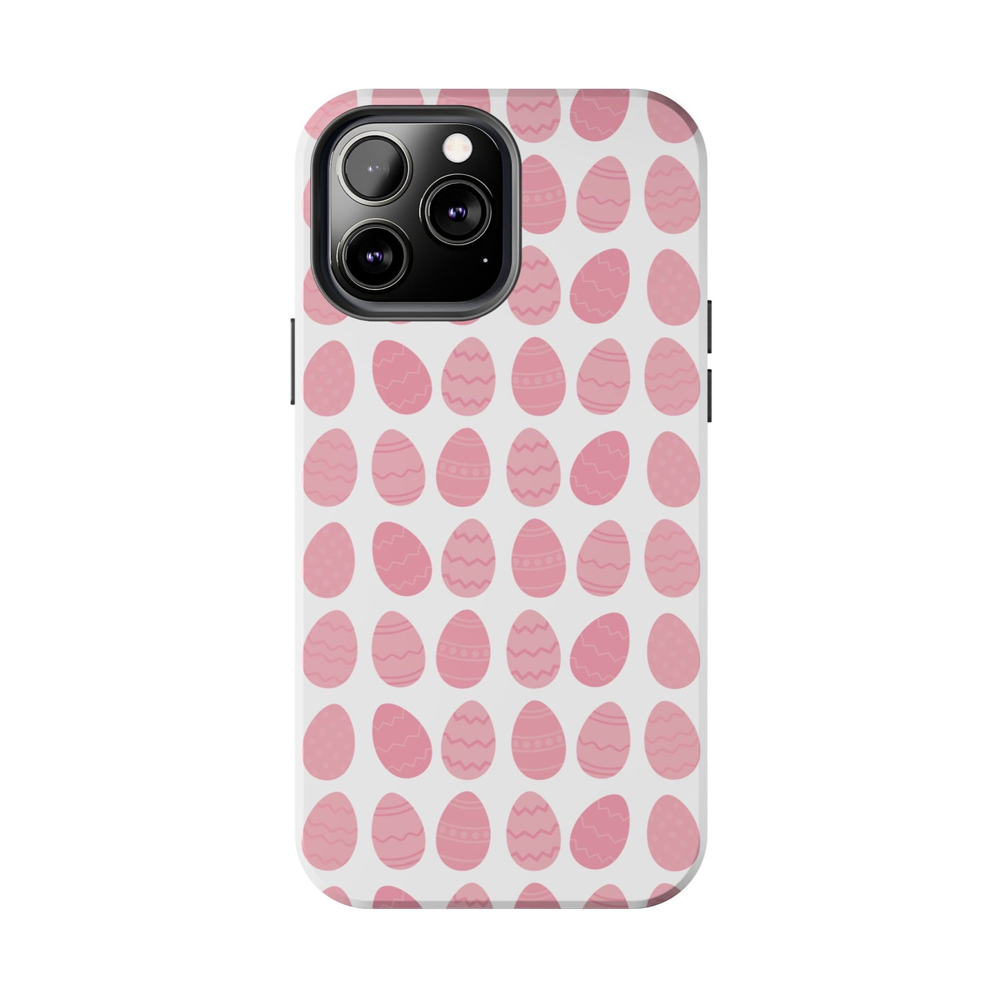 Pink Easter Egg Tough Phone Cases - Durable Protection for Spring Celebrations iPhone Samsung Galaxy - MahaCase