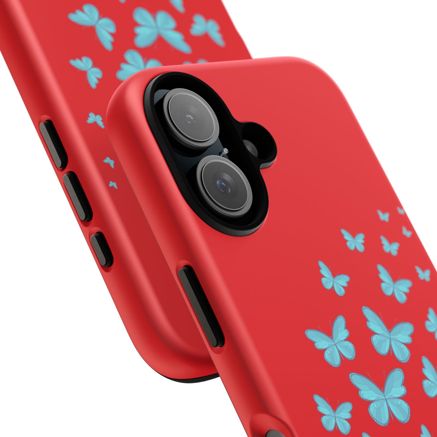 Butterflies in Red - Tough Cases iPhone Samsung Google Pixel - MahaCase