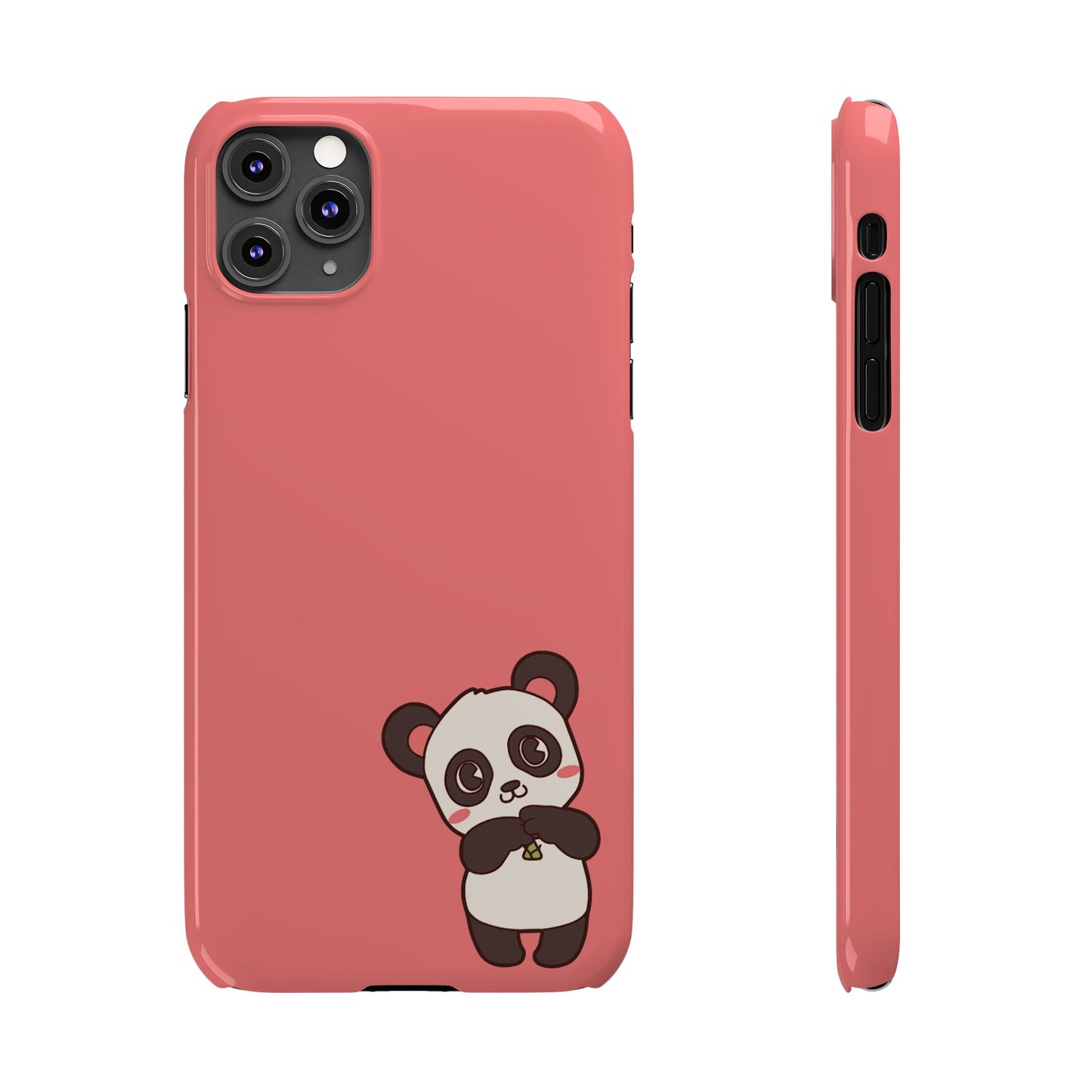 Cute Panda #36-Slim iPhone Cases - MahaCase