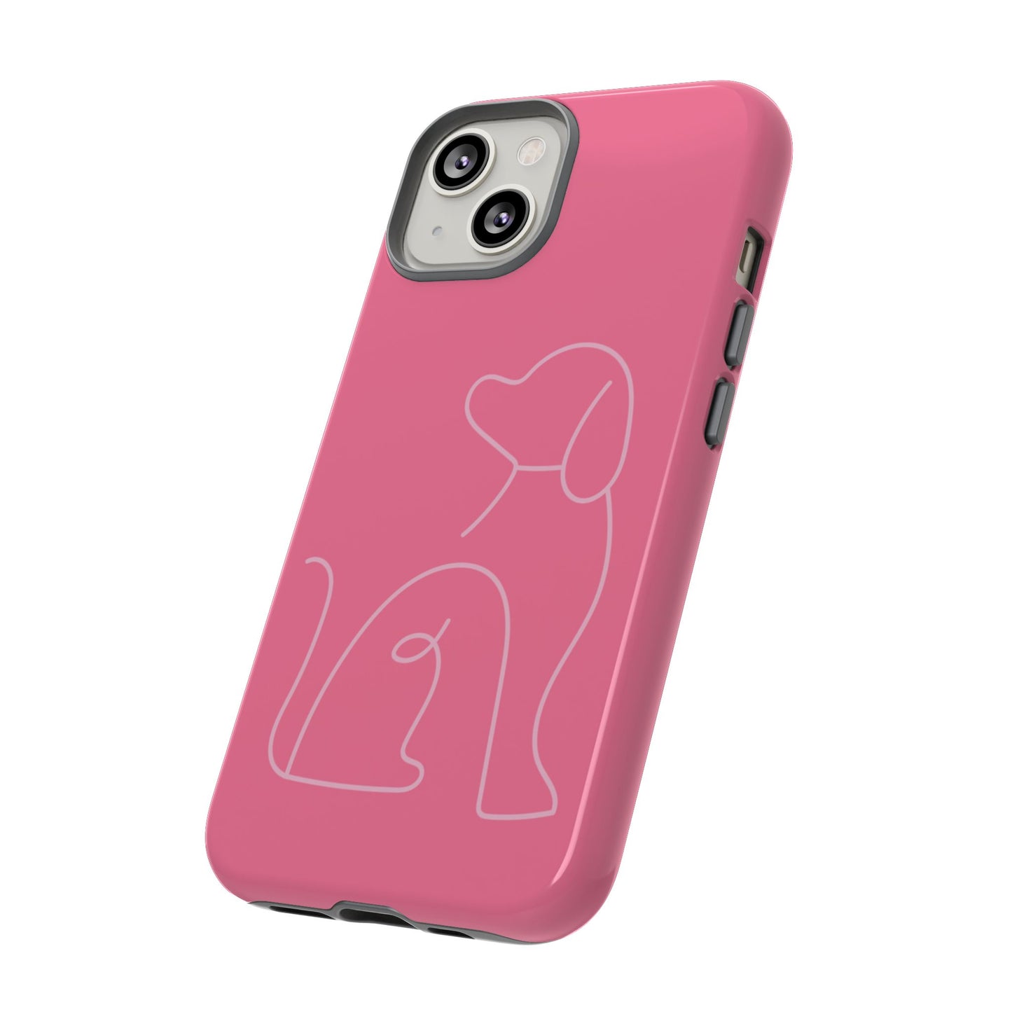 Pink Pup #10-Tough Cases iPhone Samsung Google Pixel - MahaCase