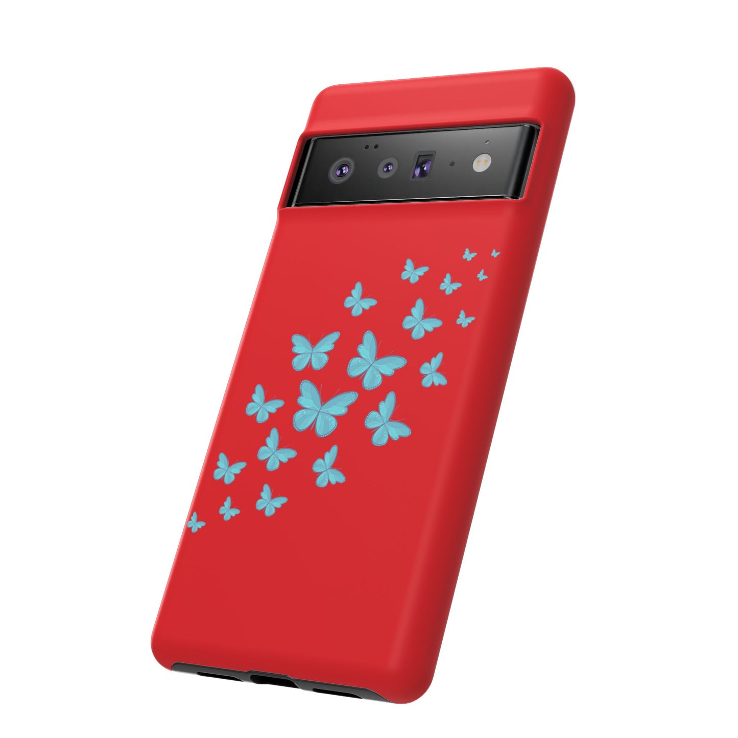 Butterflies in Red - Tough Cases iPhone Samsung Google Pixel - MahaCase