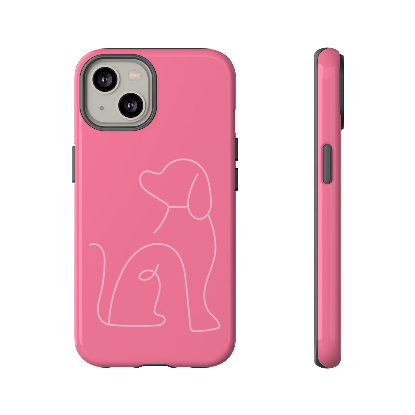 Pink Pup #10-Tough Cases iPhone Samsung Google Pixel - MahaCase