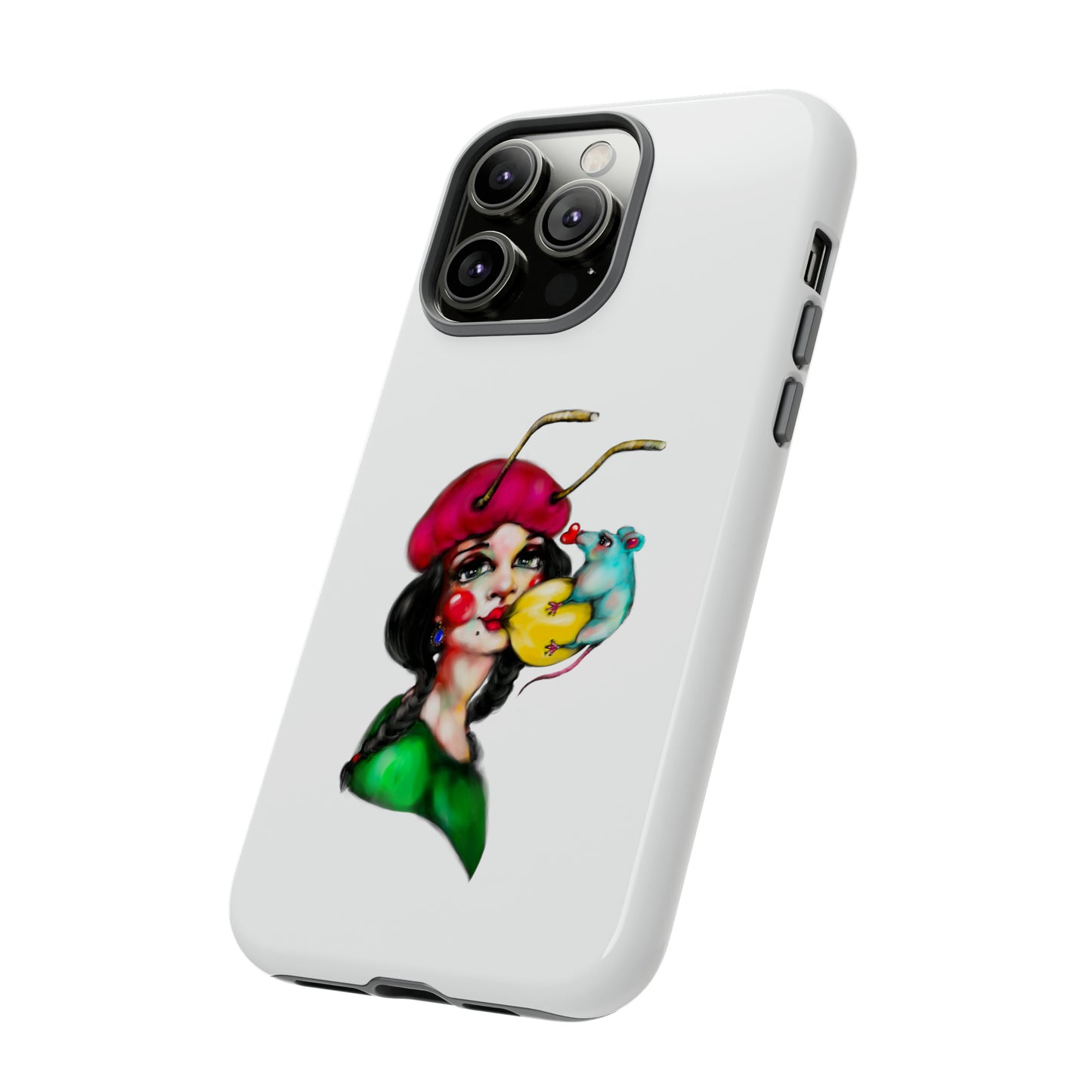 Design #211 White BKG-Tough Cases - MahaCase