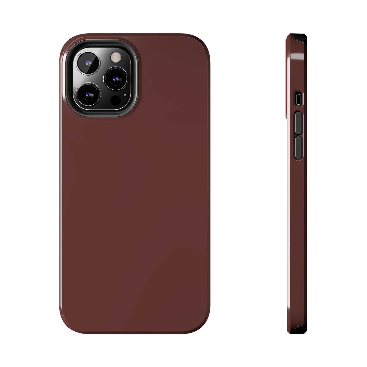 Phone Case - Garnet Color Fall 2025 Trending Color, Sturdy Phone Cases, Durable Cell Phone Covers, Trendy Gadget Protection, Unique Phone Accessories- iPhone, Samsung