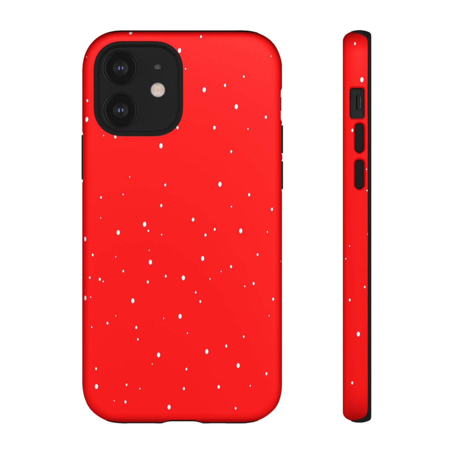 Snowy Red - Tough Cases iPhone Samsung Google Pixel - MahaCase