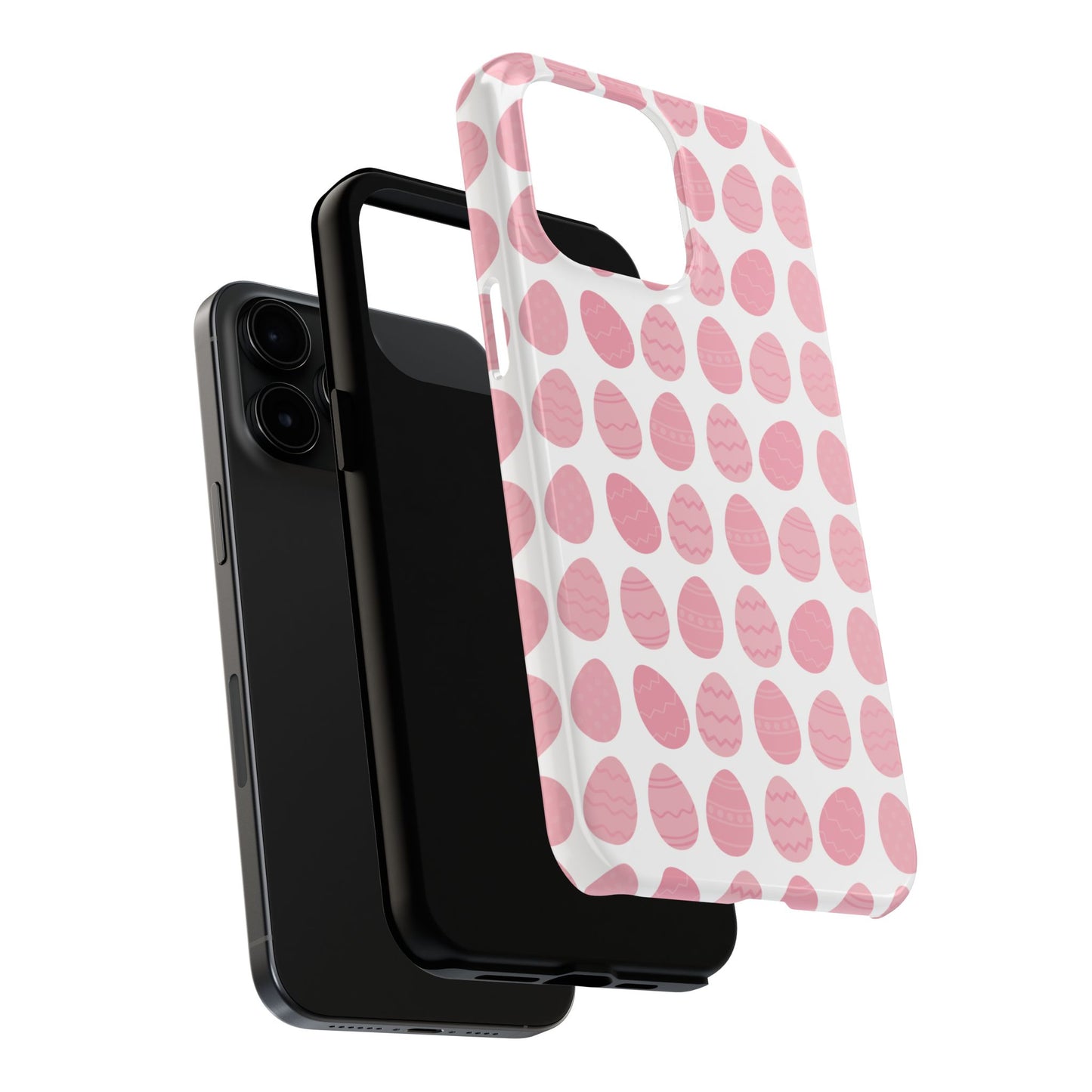 Pink Easter Egg Tough Phone Cases - Durable Protection for Spring Celebrations iPhone Samsung Galaxy - MahaCase