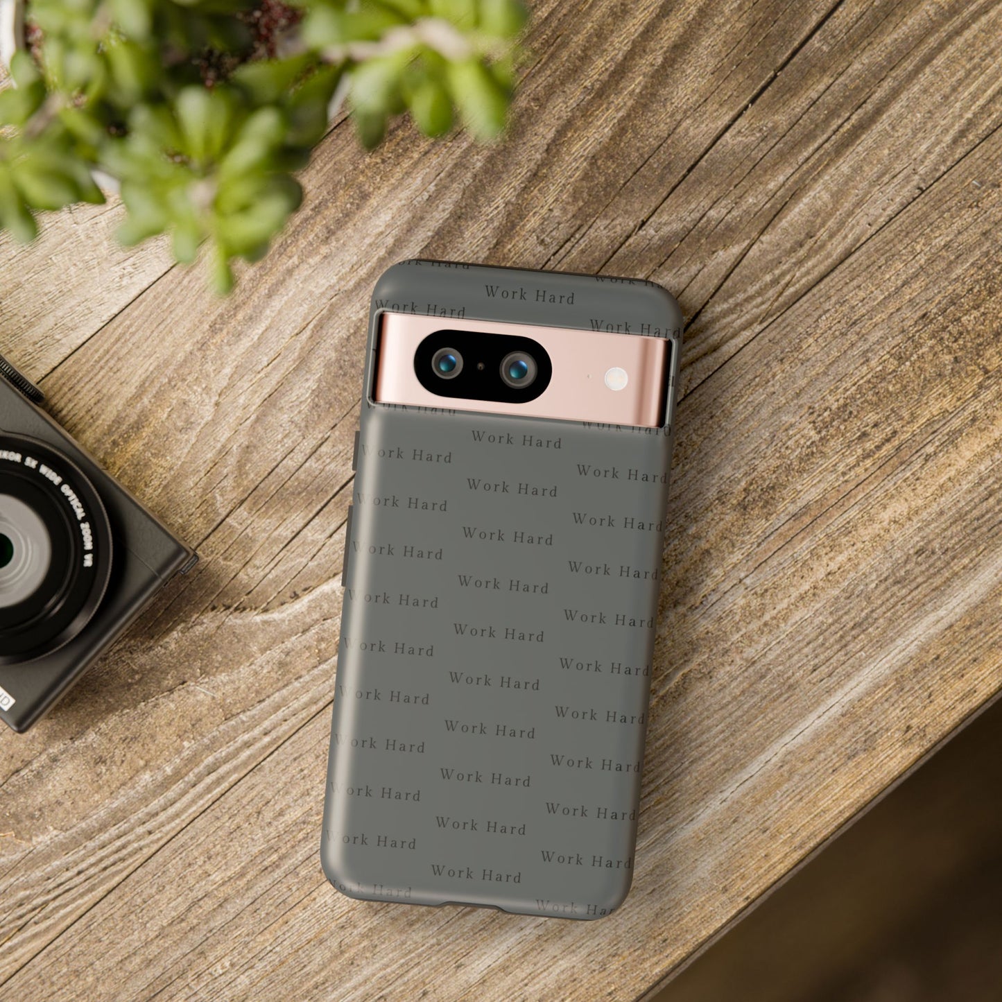 Work Hard Reminder Tough Cases iPhone Samsung Google Pixel - MahaCase